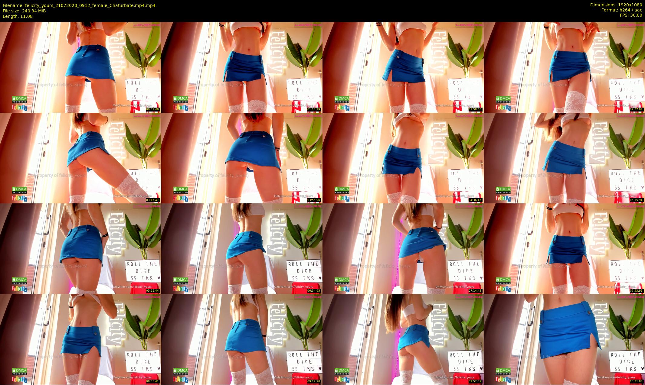 felicity_yours — 12 minute Chaturbate female cam show recording, 1080p, Jul 21, 2020