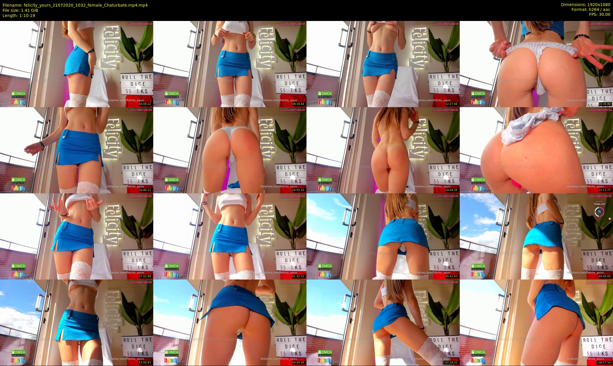 felicity_yours — 71 minute Chaturbate female cam show recording, 1080p, Jul 21, 2020