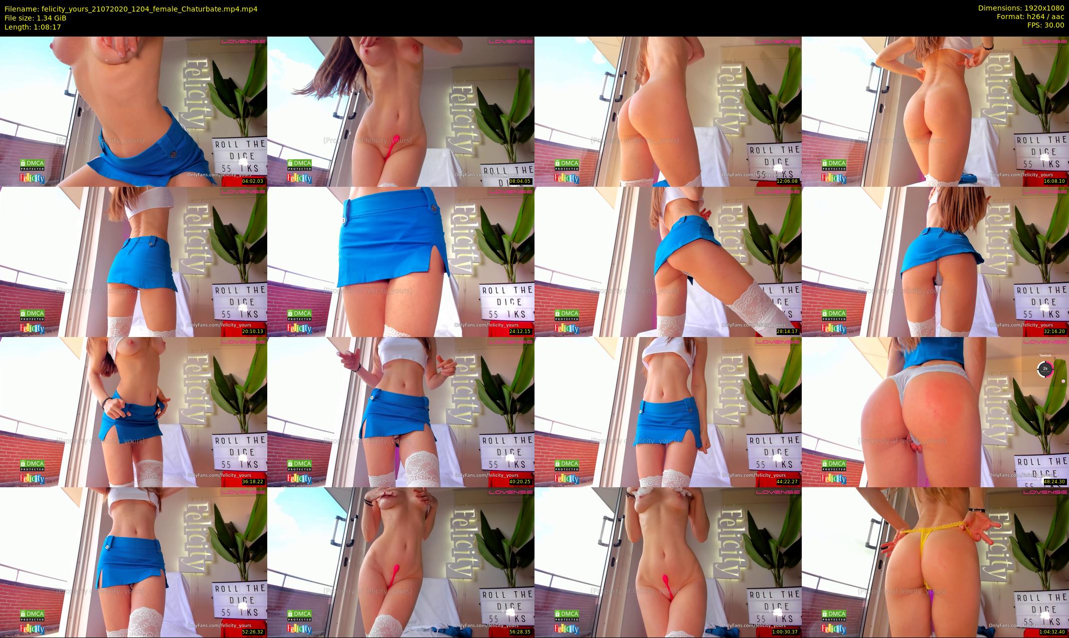 felicity_yours — 69 minute Chaturbate female cam show recording, 1080p, Jul 21, 2020