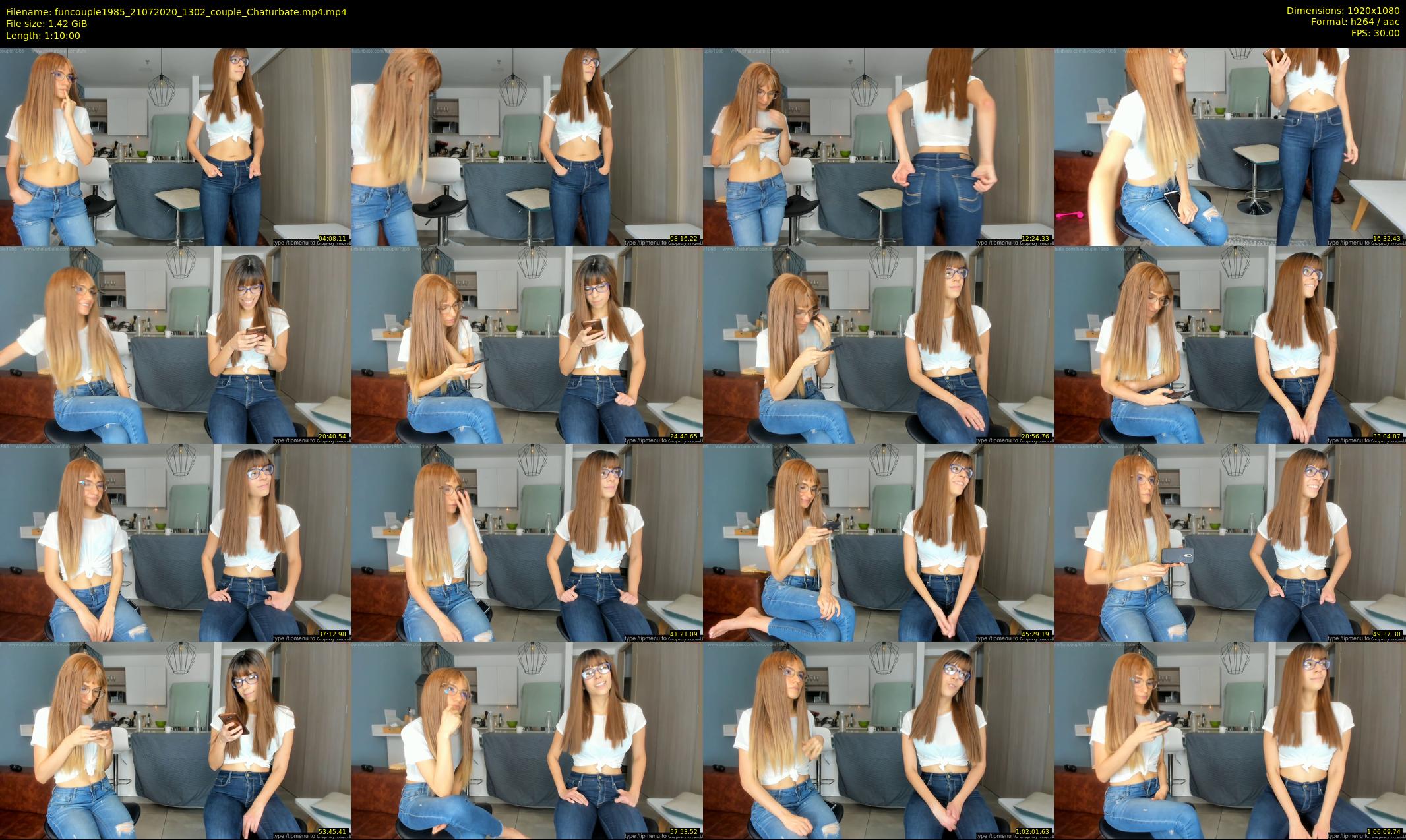 funcouple1985 — 70 minute Chaturbate couple cam show recording, 1080p, Jul 21, 2020