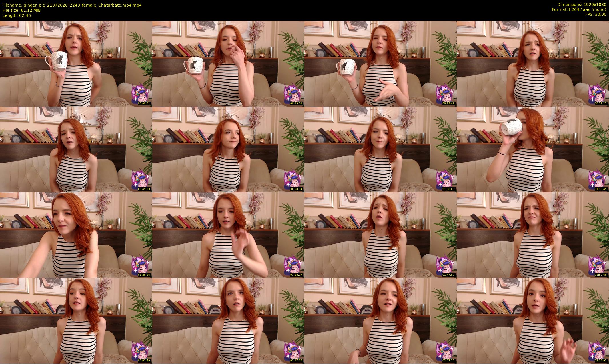 ginger_pie — 3 minute Chaturbate female cam show recording, 1080p, Jul 21, 2020