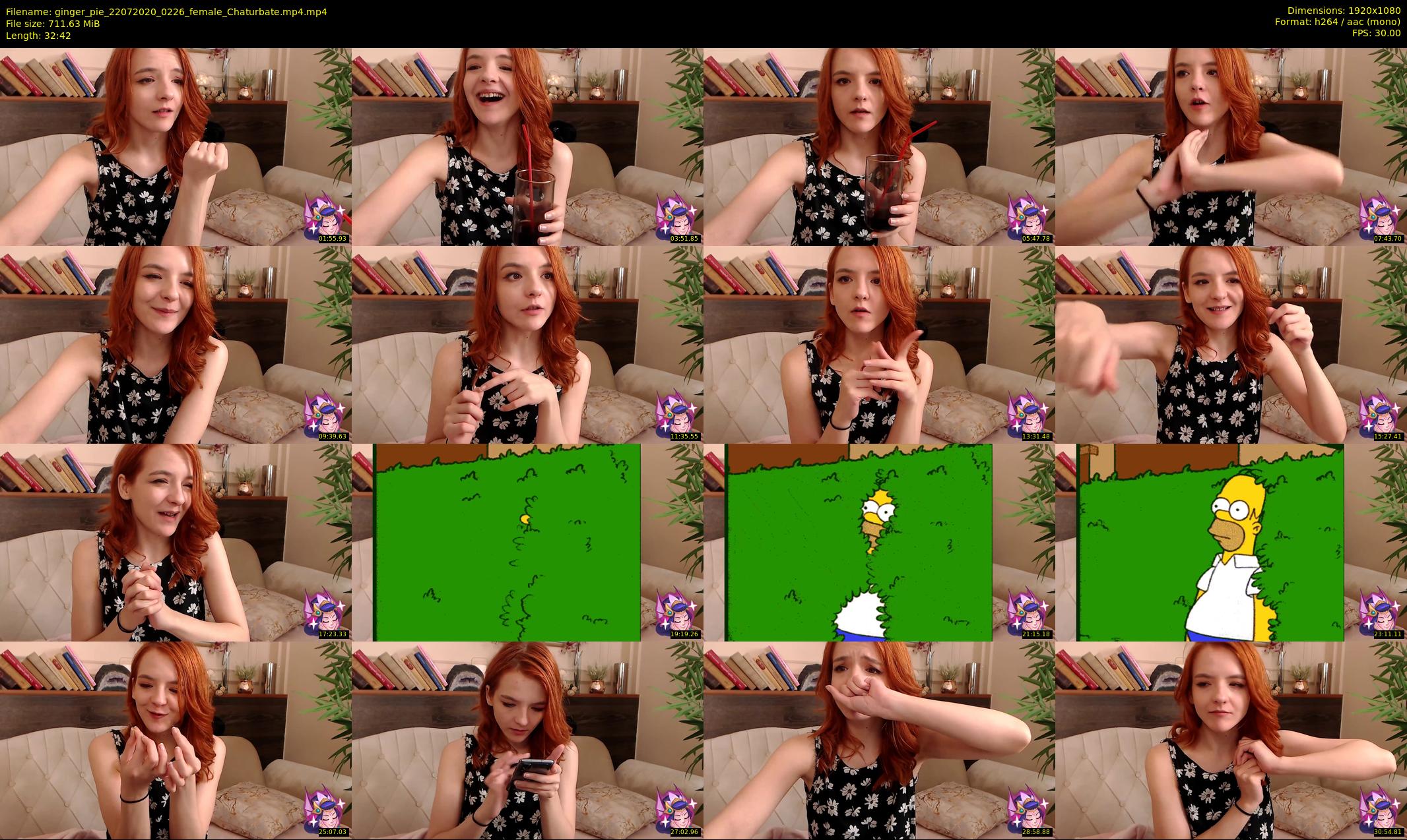 ginger_pie — 33 minute Chaturbate female cam show recording, 1080p, Jul 22, 2020