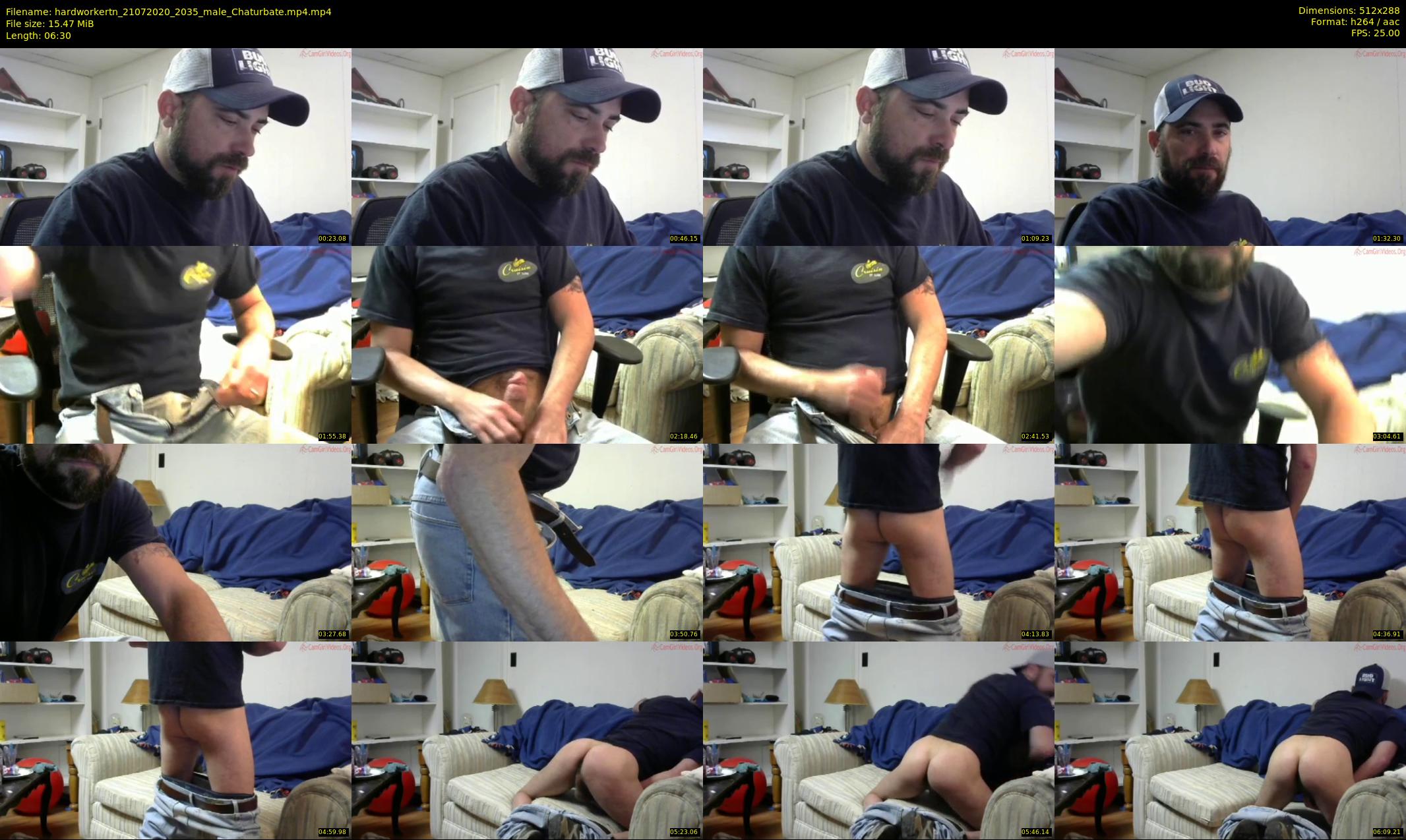 hardworkertn — 7 minute Chaturbate male cam show recording, SD, Jul 21, 2020