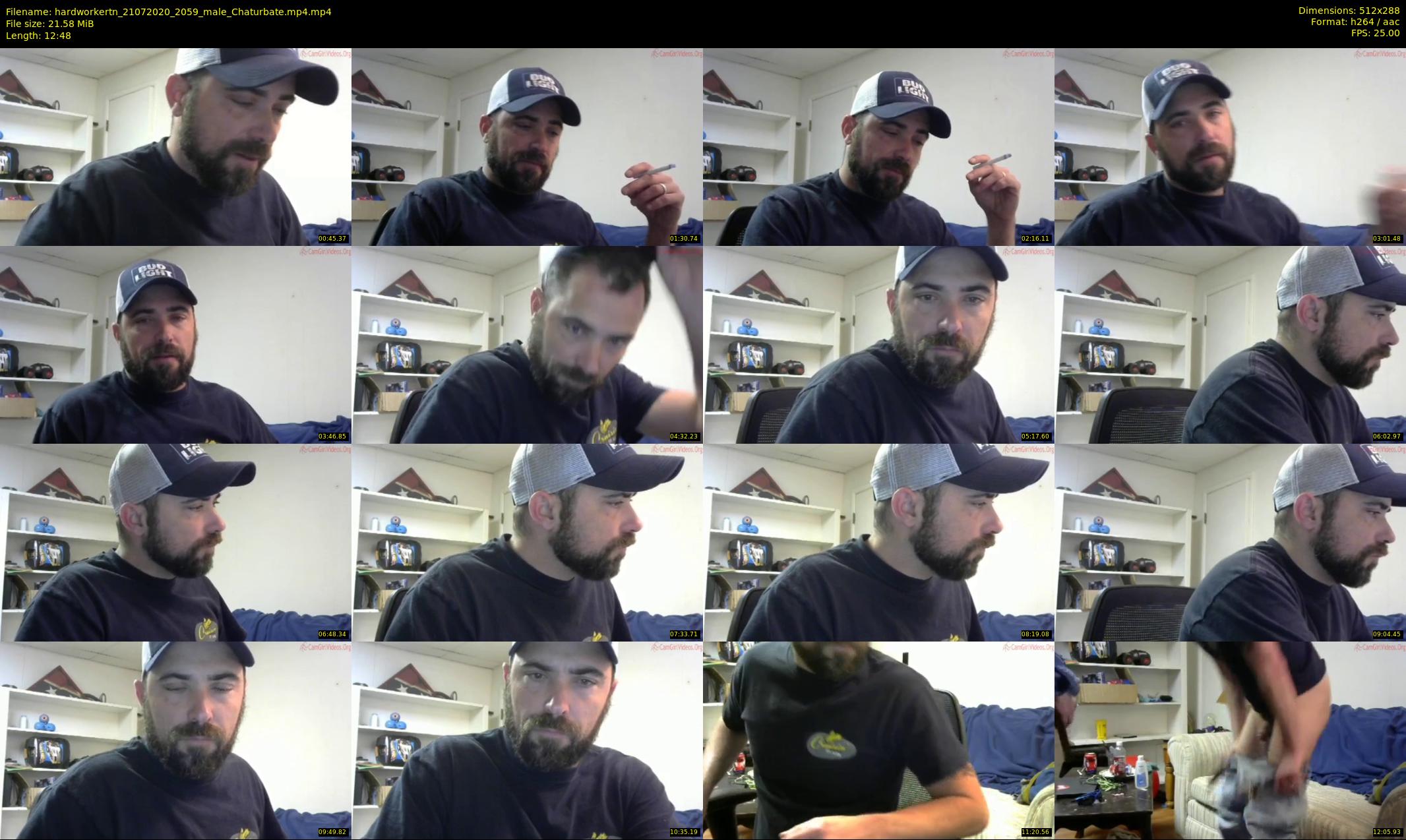 hardworkertn — 13 minute Chaturbate male cam show recording, SD, Jul 21, 2020