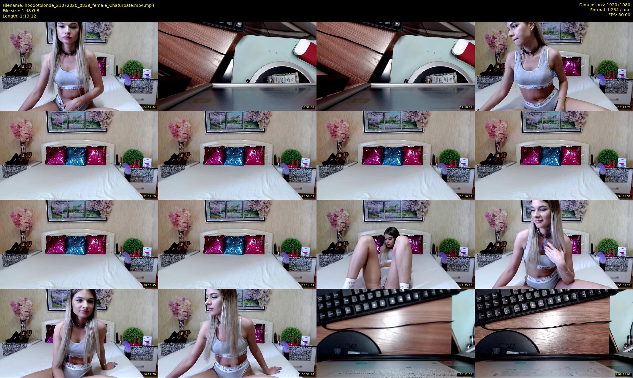 hooootblonde — 74 minute Chaturbate female cam show recording, 1080p, Jul 21, 2020