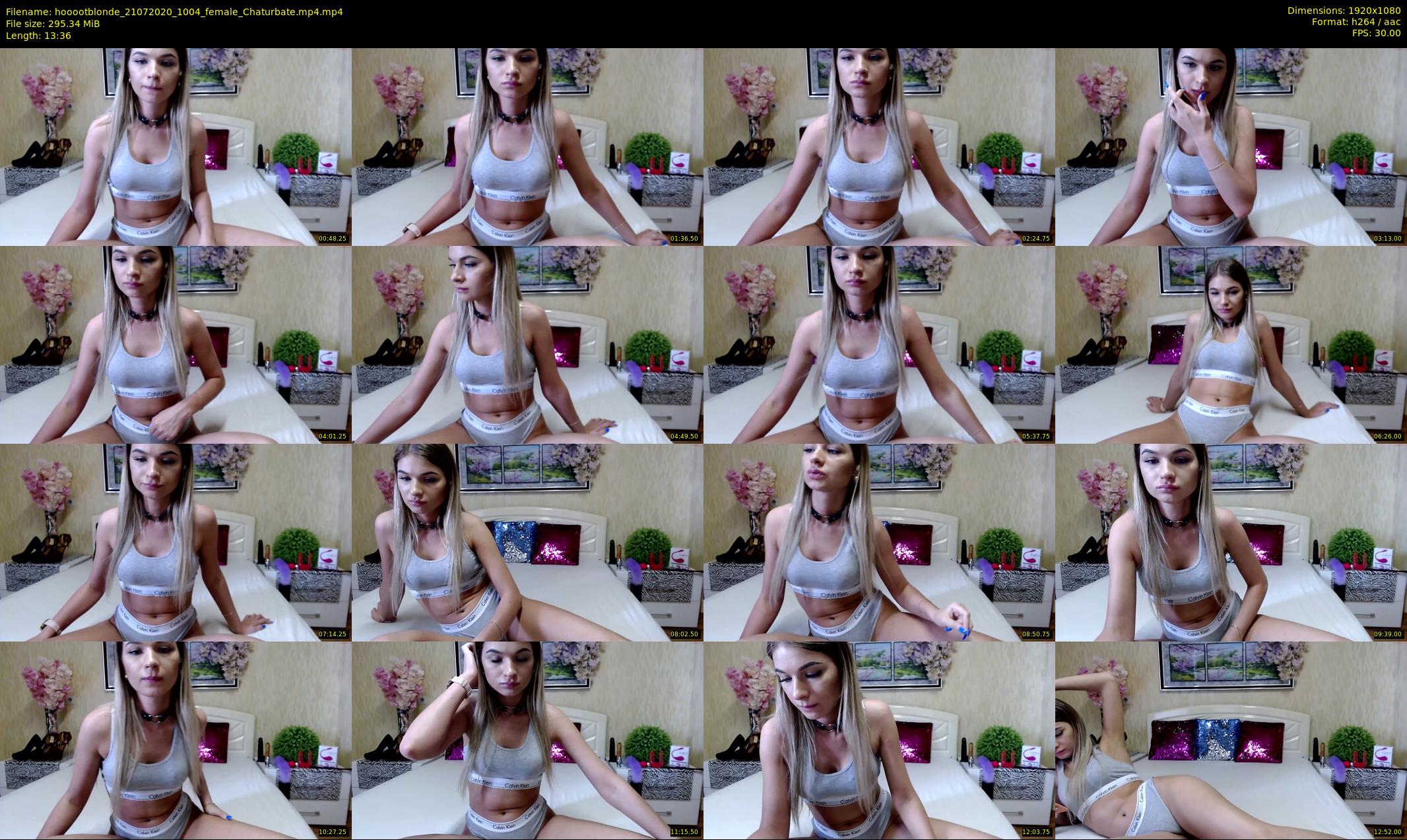 hooootblonde — 14 minute Chaturbate female cam show recording, 1080p, Jul 21, 2020