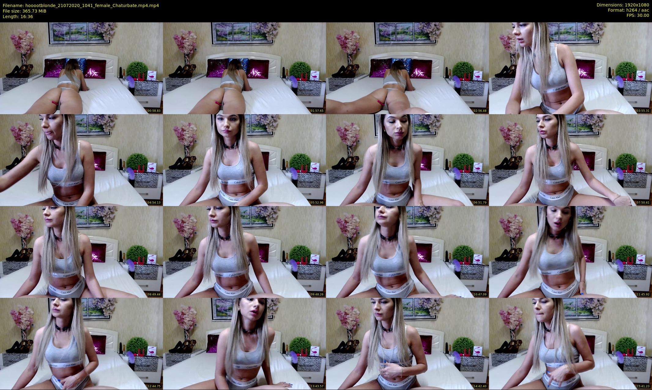 hooootblonde — 17 minute Chaturbate female cam show recording, 1080p, Jul 21, 2020