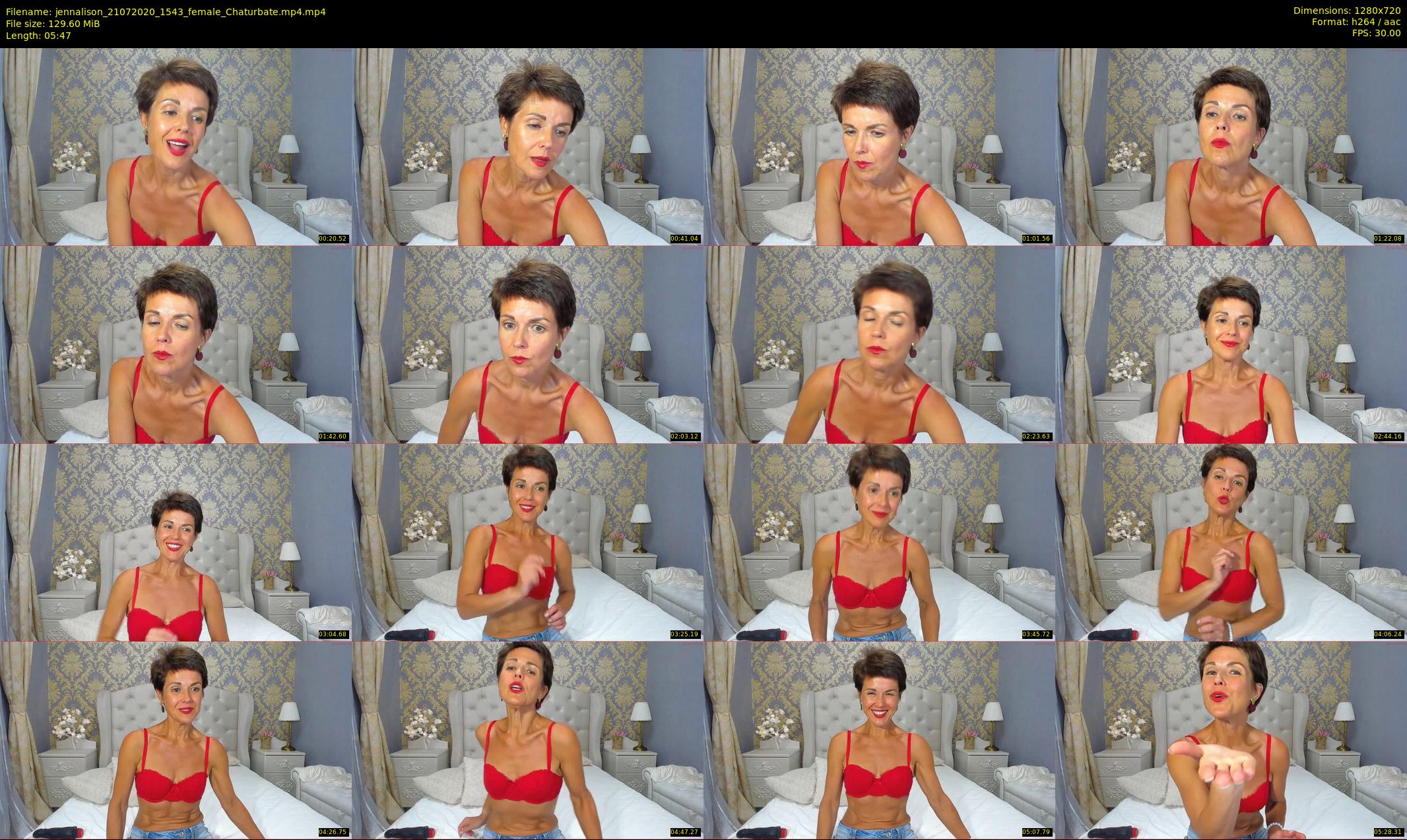 jennalison — 6 minute Chaturbate female cam show recording, 720p, Jul 21, 2020