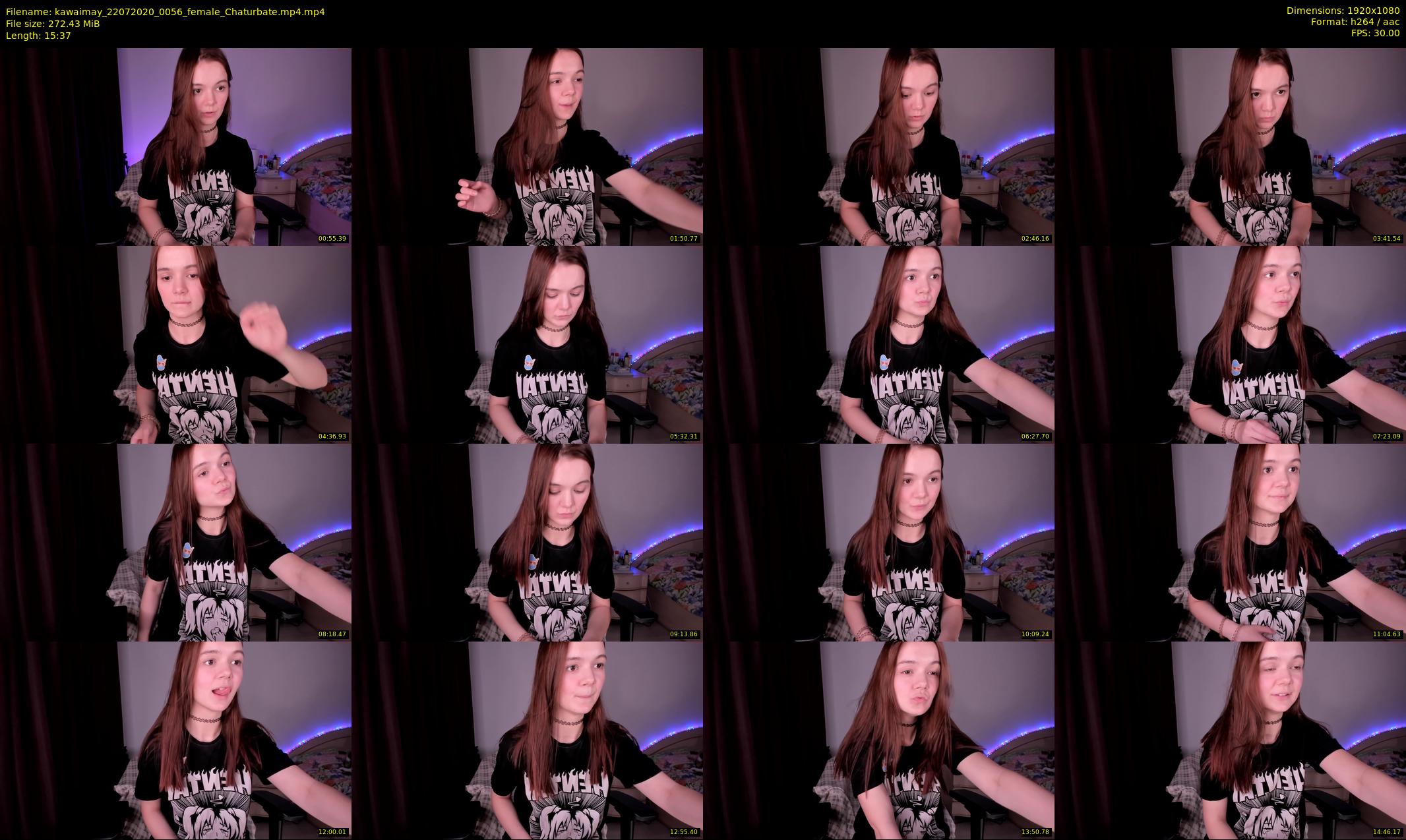 kawaimay — 16 minute Chaturbate female cam show recording, 1080p, Jul 22, 2020