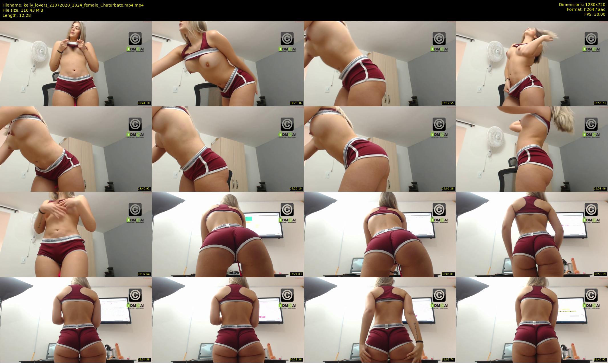 keily_lovers — 13 minute Chaturbate female cam show recording, 720p, Jul 21, 2020