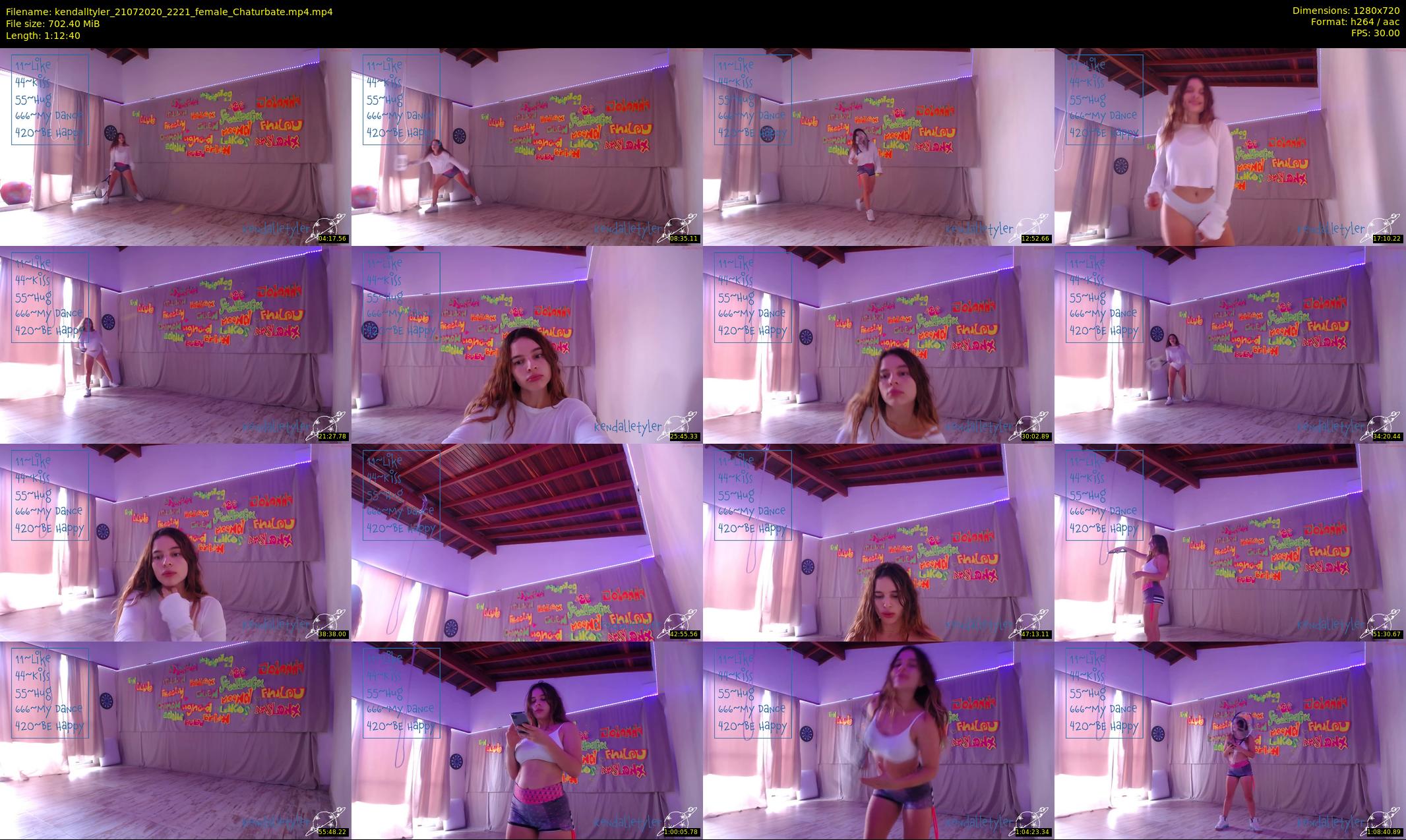 kendalltyler — 73 minute Chaturbate female cam show recording, 720p, Jul 21, 2020