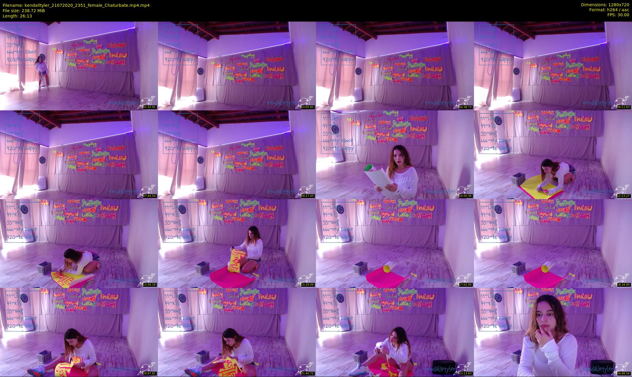 kendalltyler — 27 minute Chaturbate female cam show recording, 720p, Jul 21, 2020