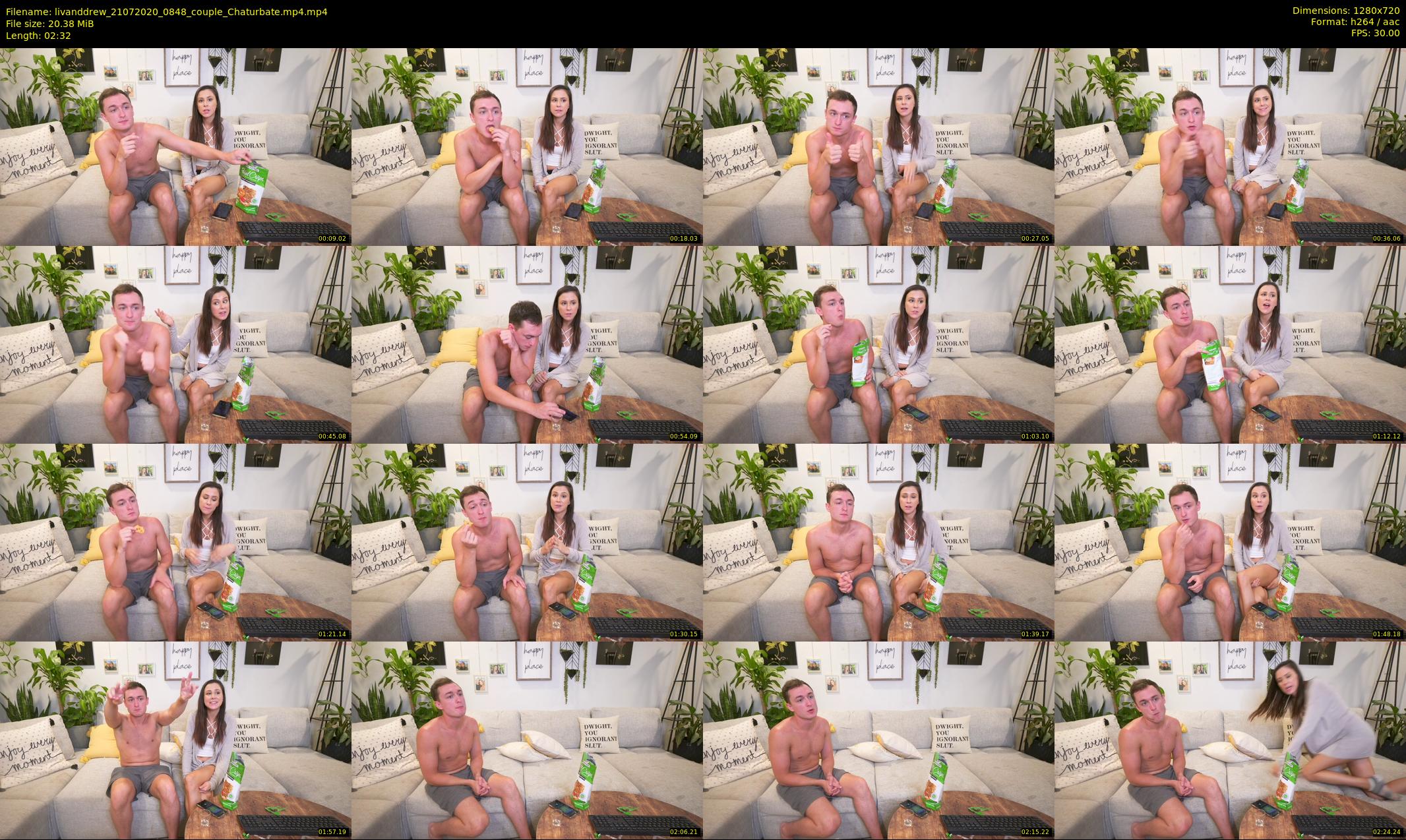 livanddrew — 3 minute Chaturbate couple cam show recording, 720p, Jul 21, 2020