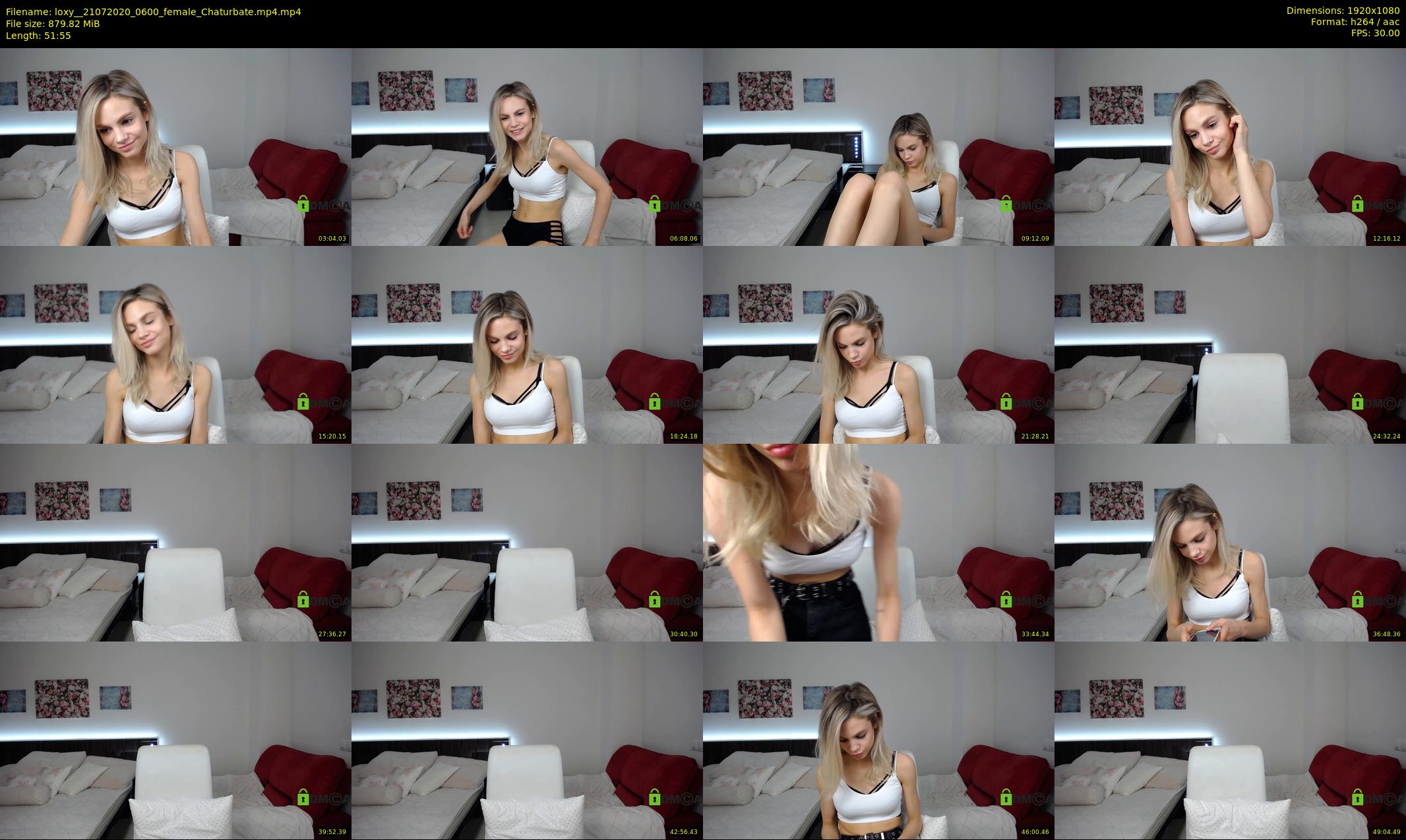loxy_ — 52 minute Chaturbate female cam show recording, 1080p, Jul 21, 2020