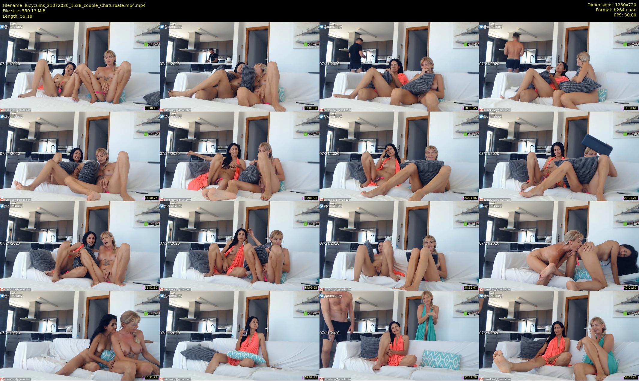 lucycums — 60 minute Chaturbate couple cam show recording, 720p, Jul 21, 2020