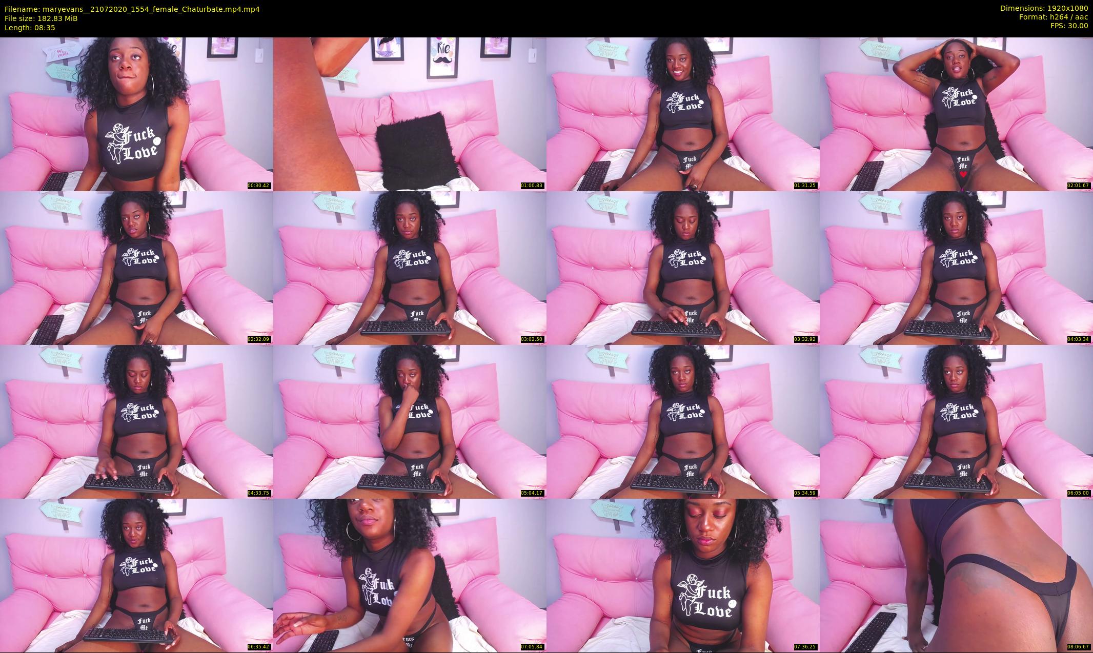 maryevans_ — 9 minute Chaturbate female cam show recording, 1080p, Jul 21, 2020
