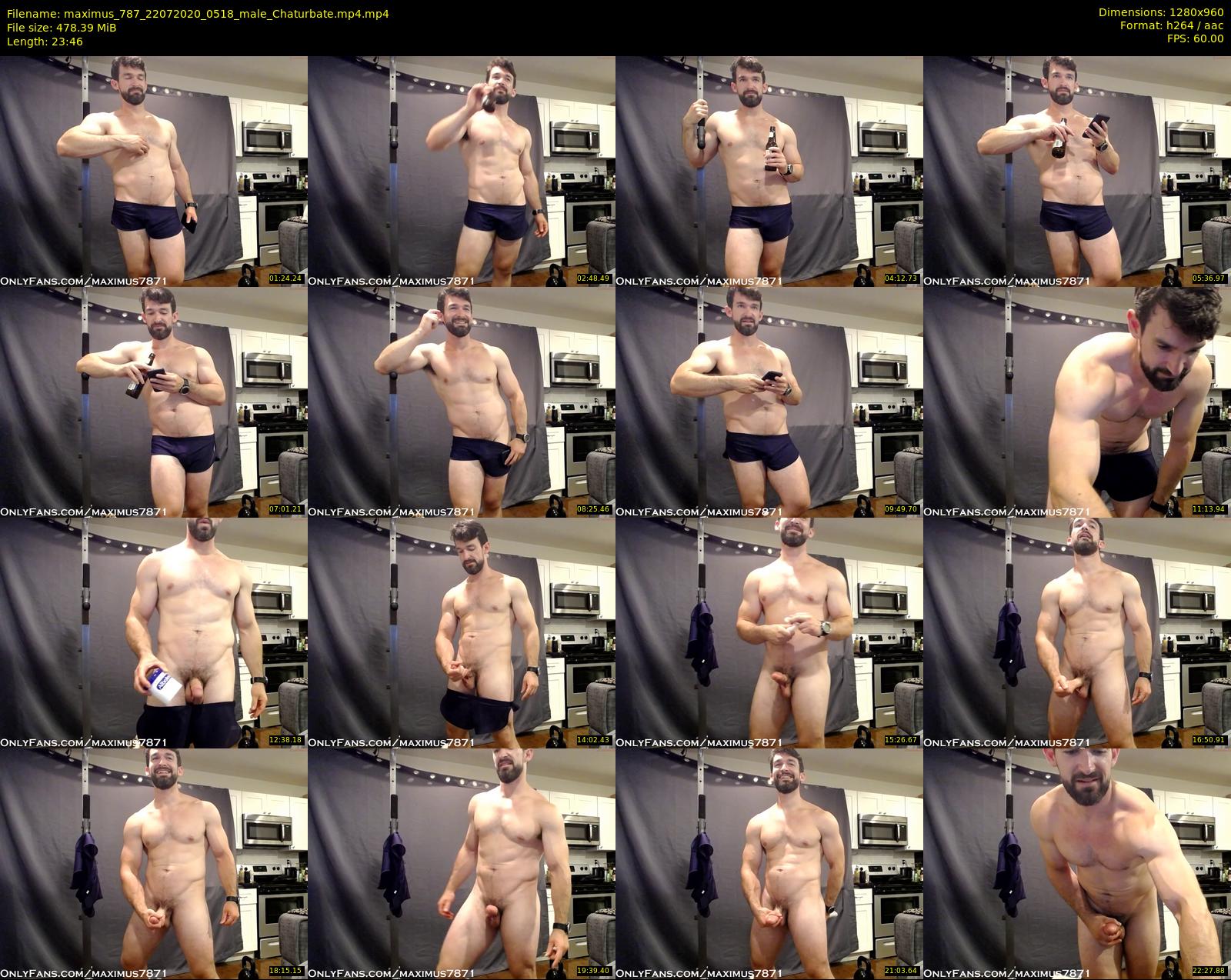 maximus_787 — 24 minute Chaturbate male cam show recording, 720p, Jul 22, 2020