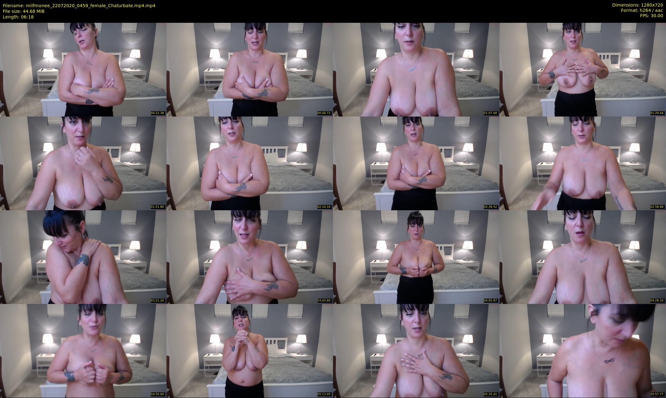 milfmonee — 7 minute Chaturbate female cam show recording, 720p, Jul 22, 2020