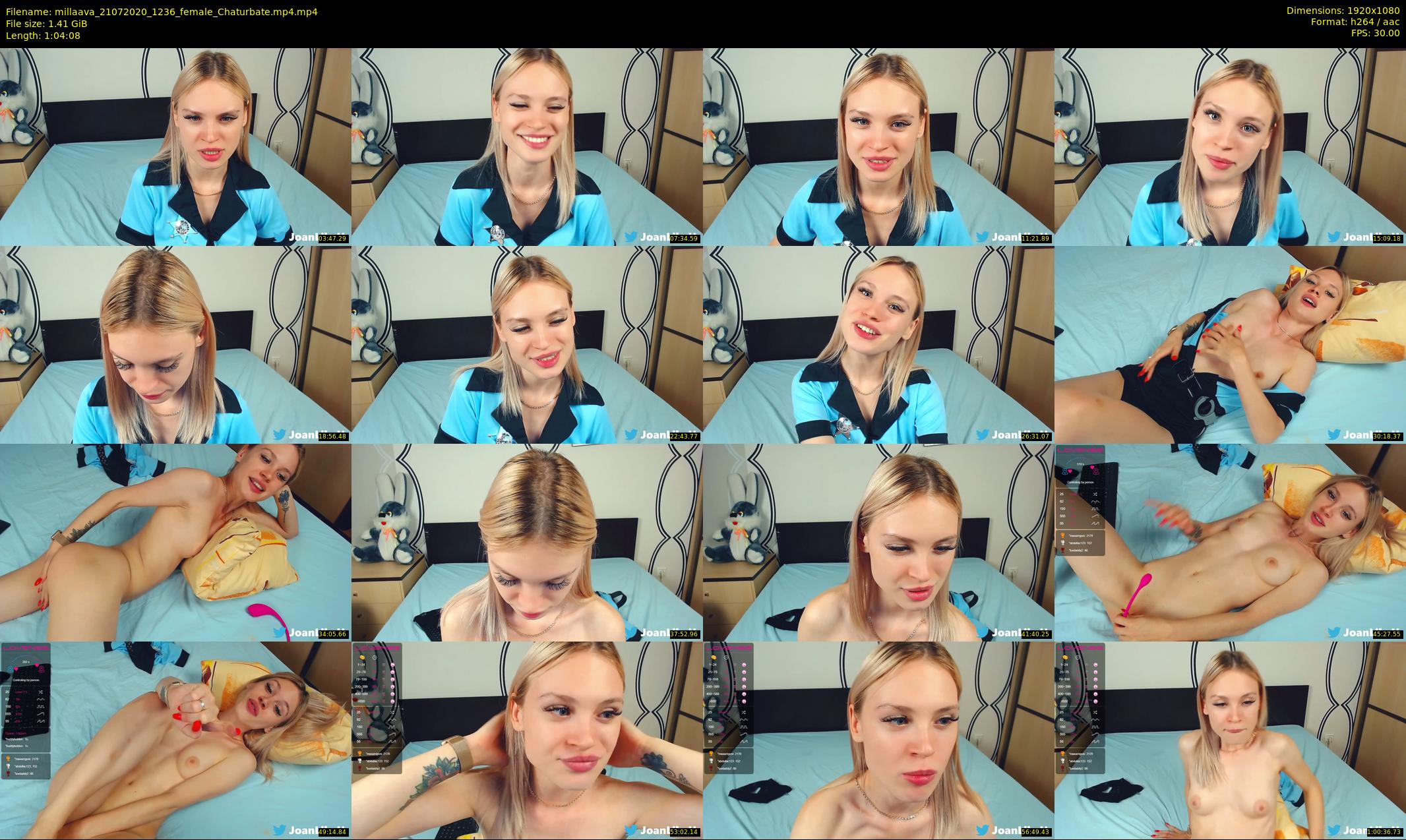 millaava — 65 minute Chaturbate female cam show recording, 1080p, Jul 21, 2020