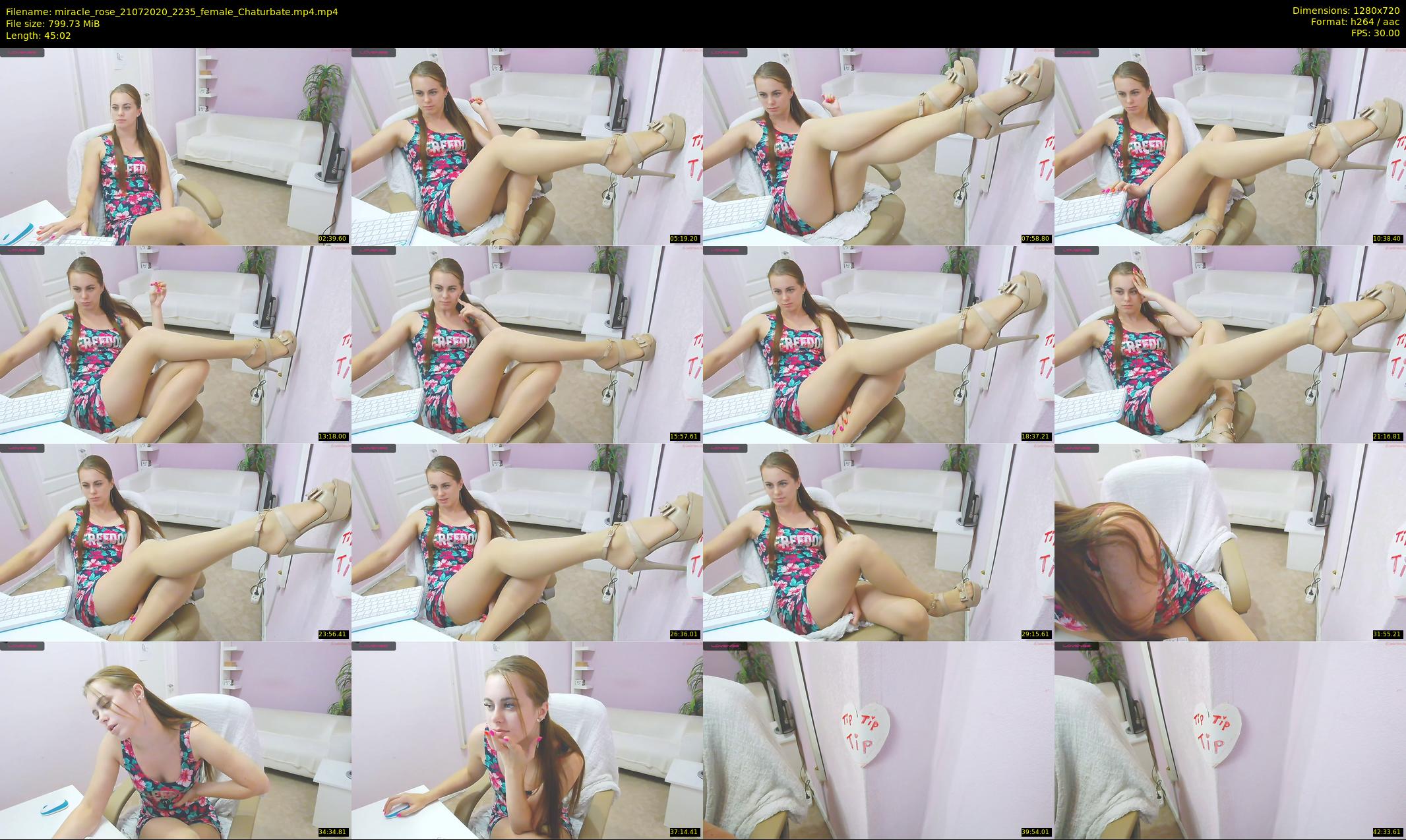 miracle_rose — 46 minute Chaturbate female cam show recording, 720p, Jul 21, 2020