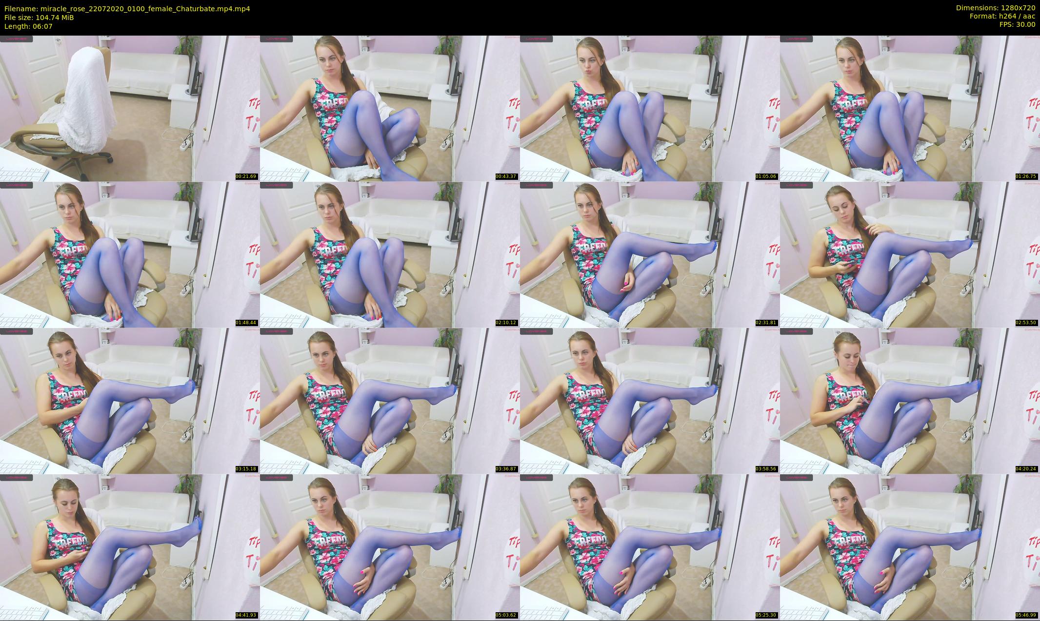 miracle_rose — 7 minute Chaturbate female cam show recording, 720p, Jul 22, 2020