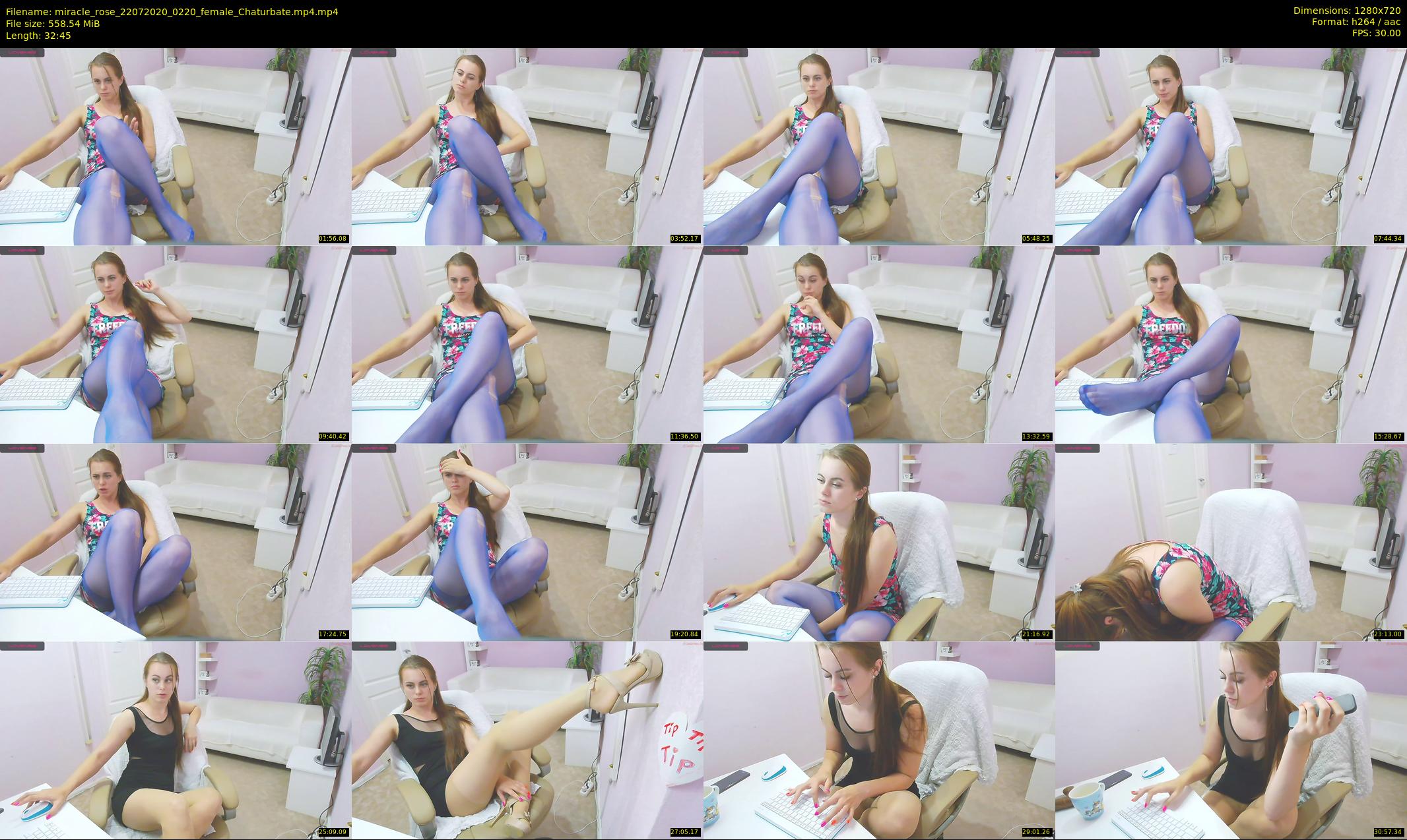 miracle_rose — 33 minute Chaturbate female cam show recording, 720p, Jul 22, 2020