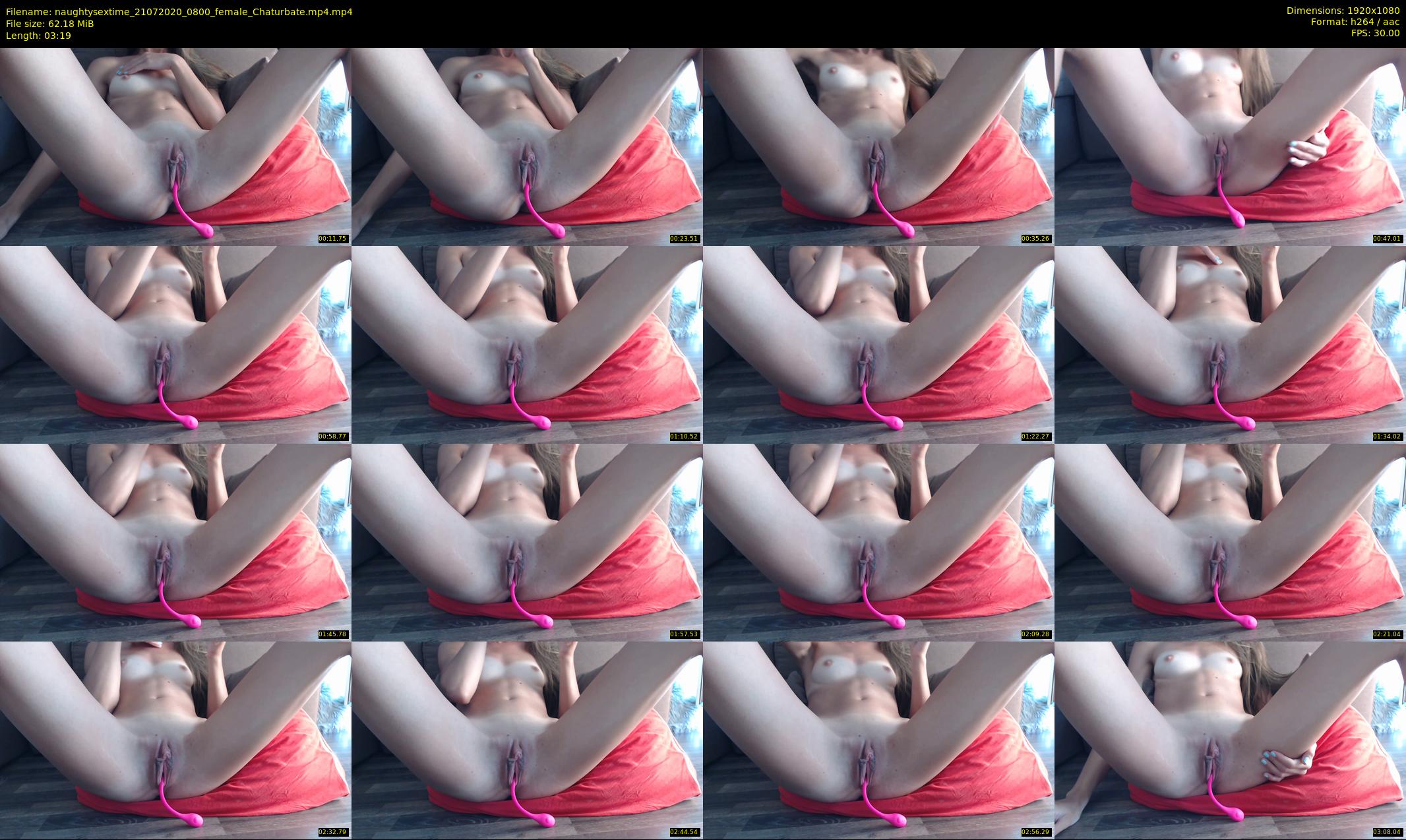 naughtysextime — 4 minute Chaturbate female cam show recording, 1080p, Jul 21, 2020