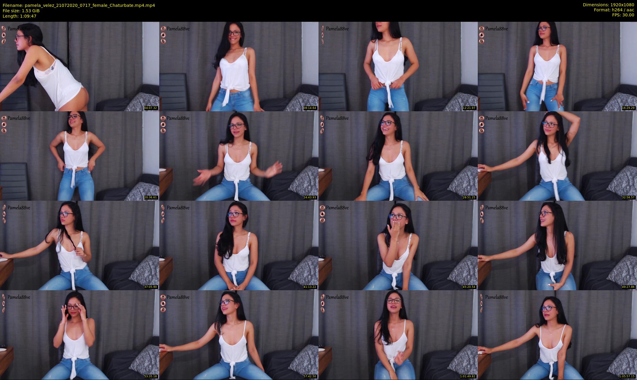 pamela_velez — 70 minute Chaturbate female cam show recording, 1080p, Jul 21, 2020