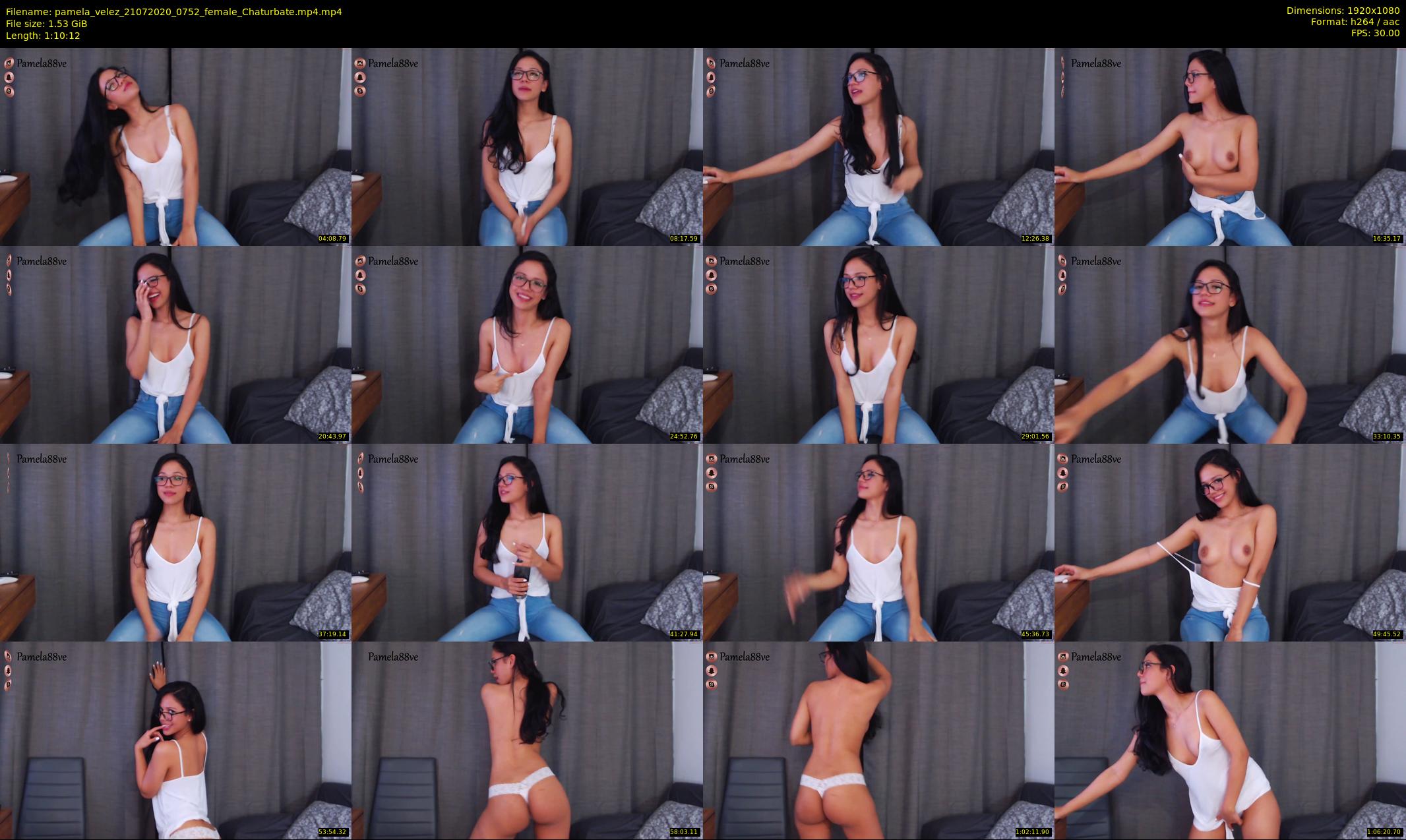 pamela_velez — 71 minute Chaturbate female cam show recording, 1080p, Jul 21, 2020