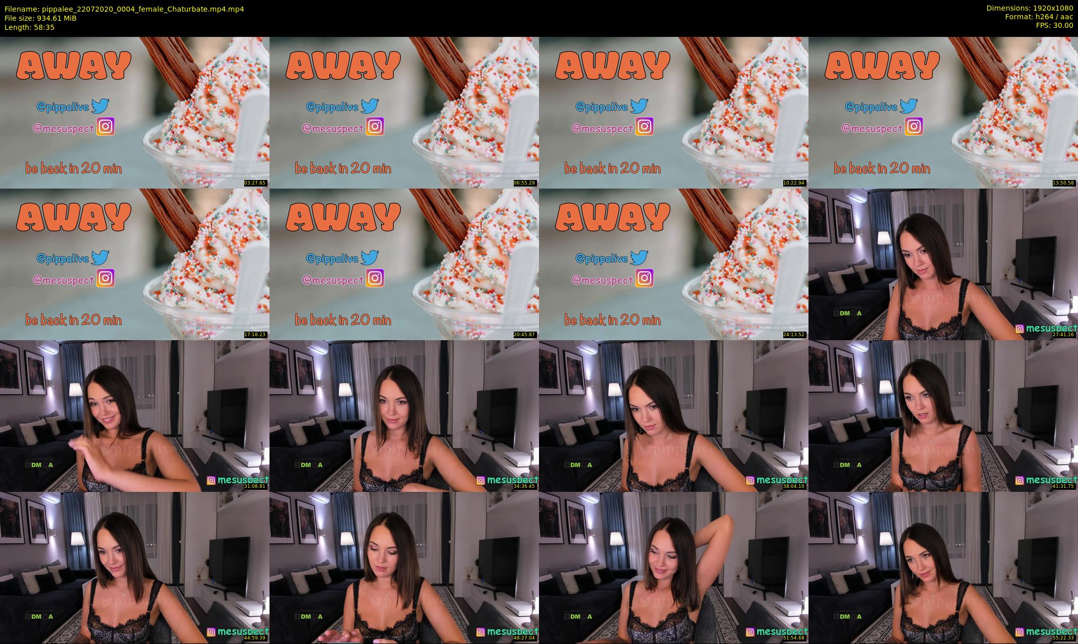 pippalee — 59 minute Chaturbate female cam show recording, 1080p, Jul 22, 2020