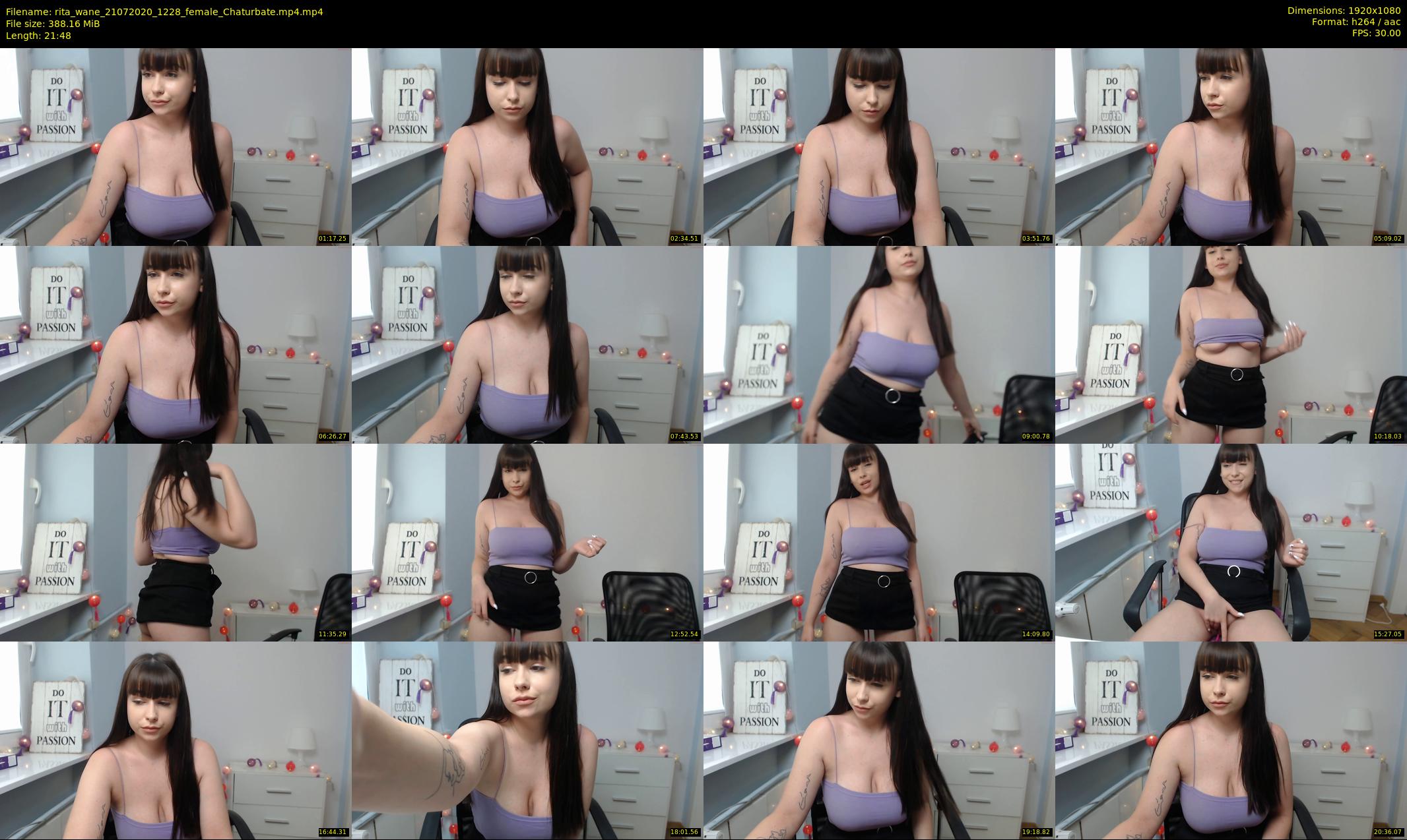 rita_wane — 22 minute Chaturbate female cam show recording, 1080p, Jul 21, 2020
