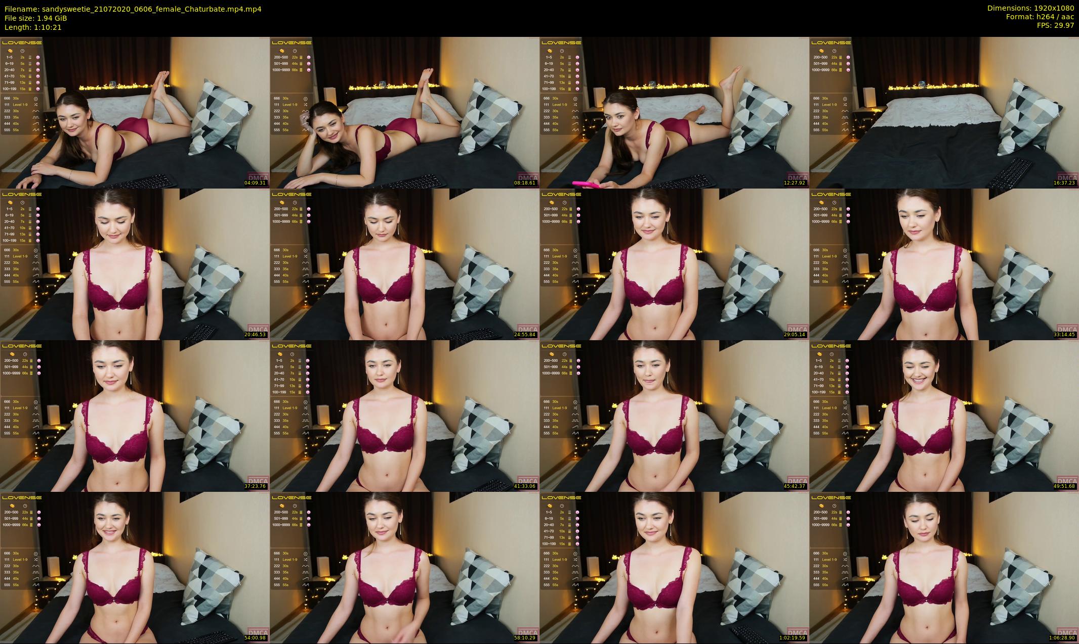 sandysweetie — 71 minute Chaturbate female cam show recording, 1080p, Jul 21, 2020