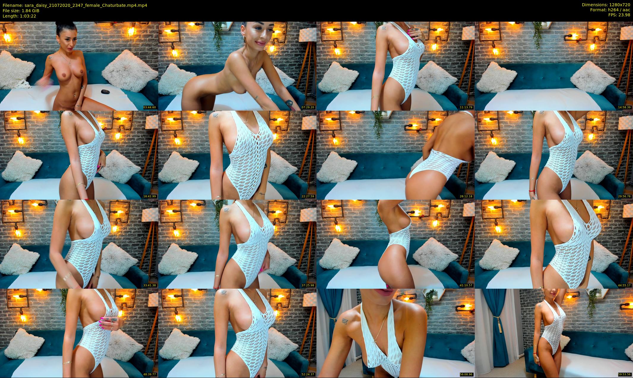 sara_daisy — 64 minute Chaturbate female cam show recording, 720p, Jul 21, 2020