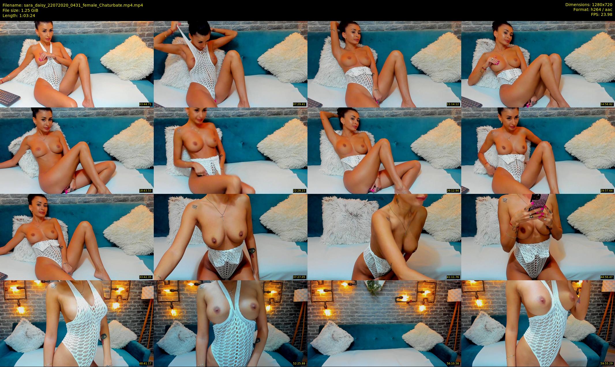 sara_daisy — 64 minute Chaturbate female cam show recording, 720p, Jul 22, 2020