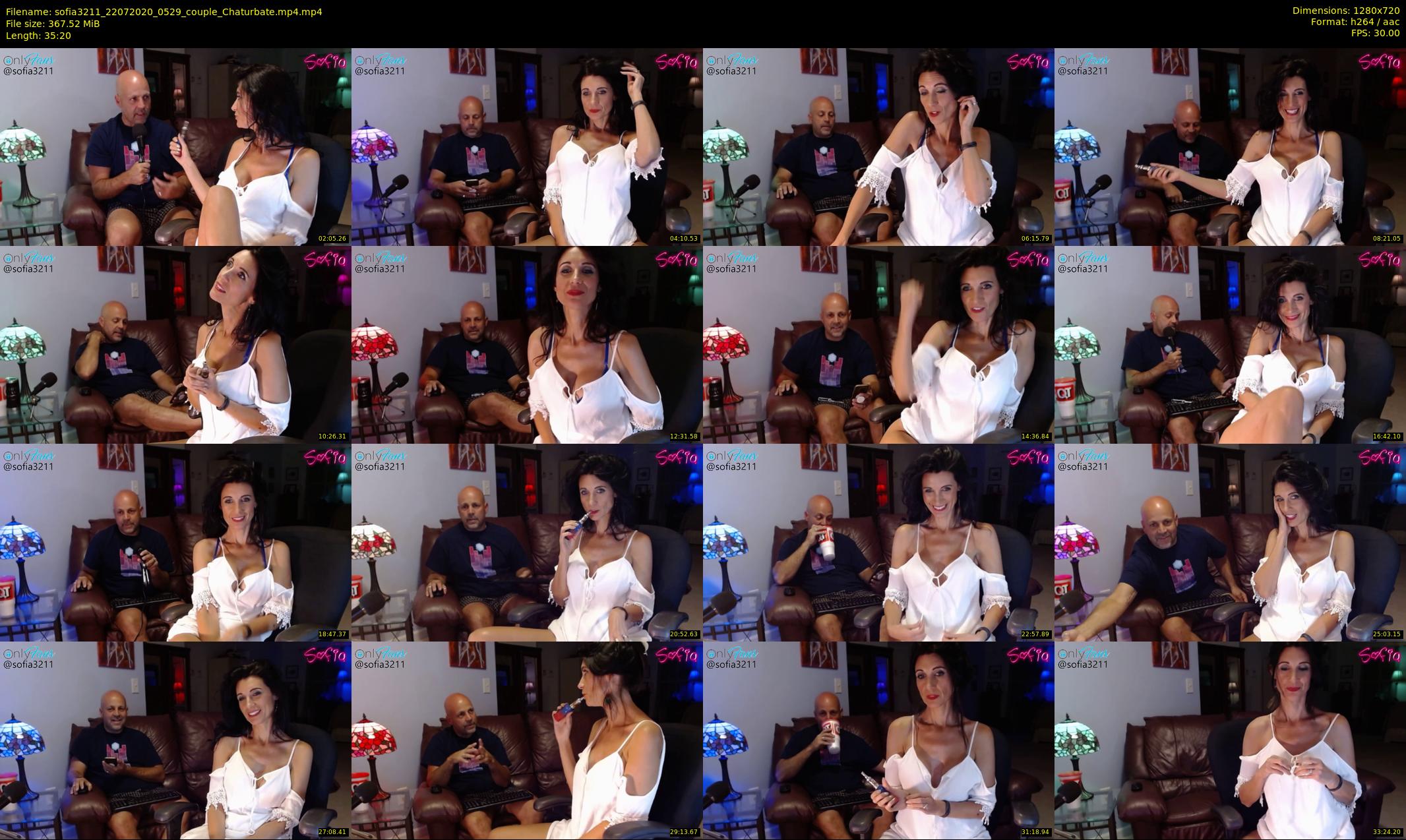 sofia3211 — 36 minute Chaturbate couple cam show recording, 720p, Jul 22, 2020