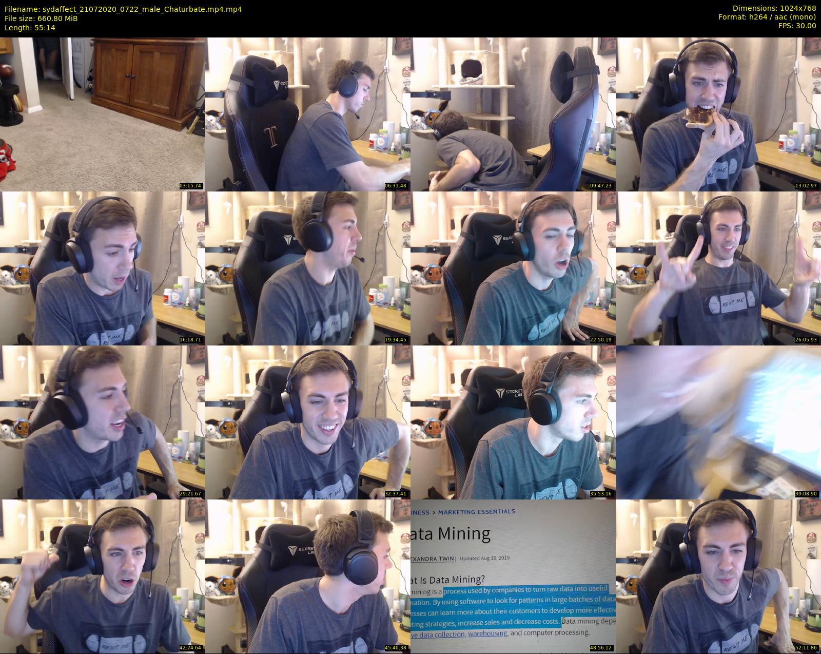 sydaffect — 56 minute Chaturbate male cam show recording, 720p, Jul 21, 2020