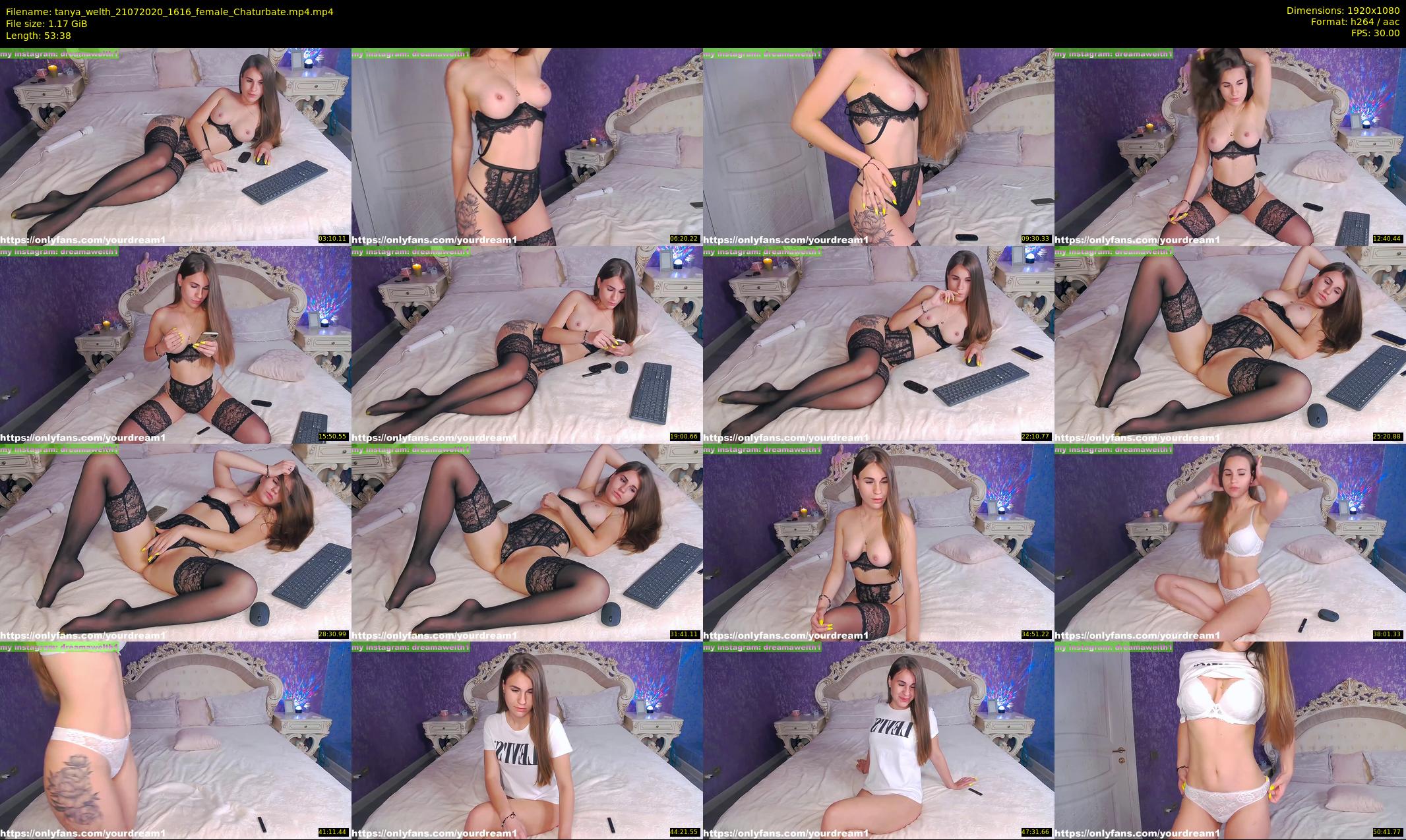 tanya_welth — 54 minute Chaturbate female cam show recording, 1080p, Jul 21, 2020