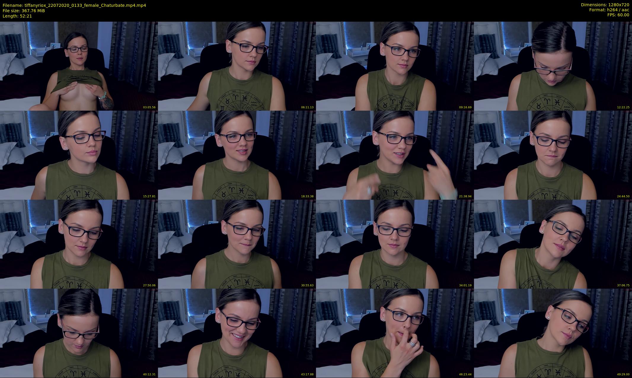 tiffanyriox — 53 minute Chaturbate female cam show recording, 720p, Jul 22, 2020