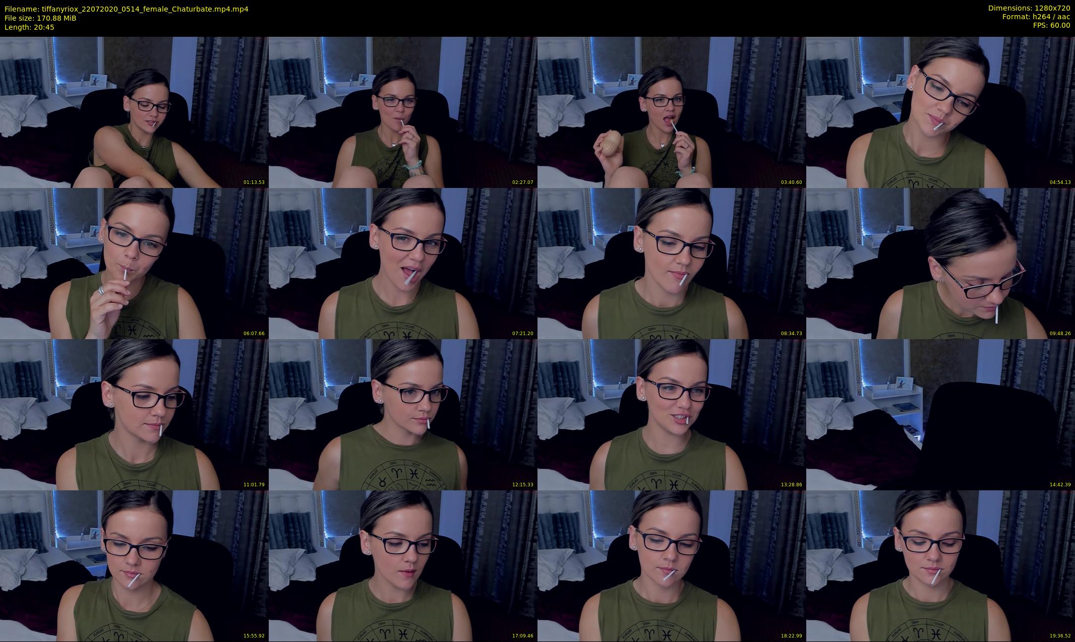 tiffanyriox — 21 minute Chaturbate female cam show recording, 720p, Jul 22, 2020