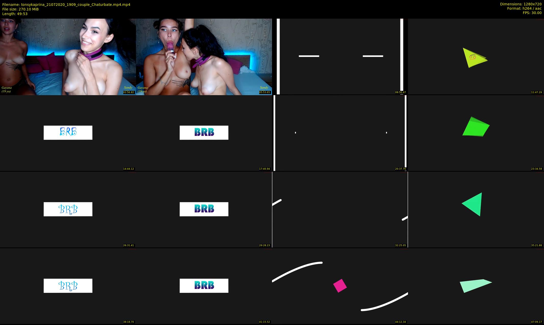 tonsykaprina — 50 minute Chaturbate couple cam show recording, 720p, Jul 21, 2020