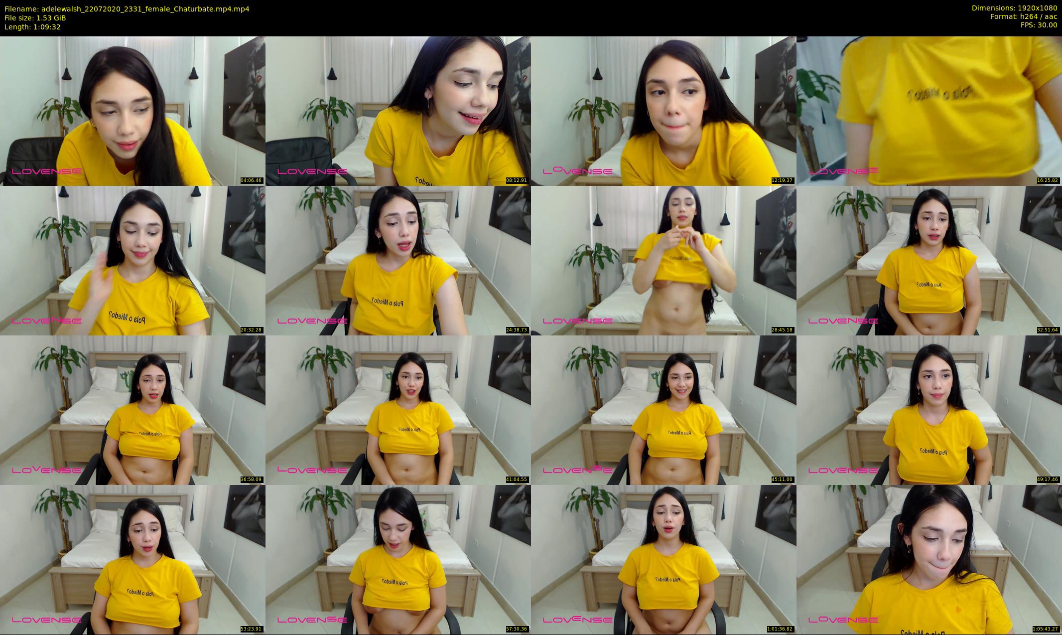 adelewalsh — 70 minute Chaturbate female cam show recording, 1080p, Jul 22, 2020