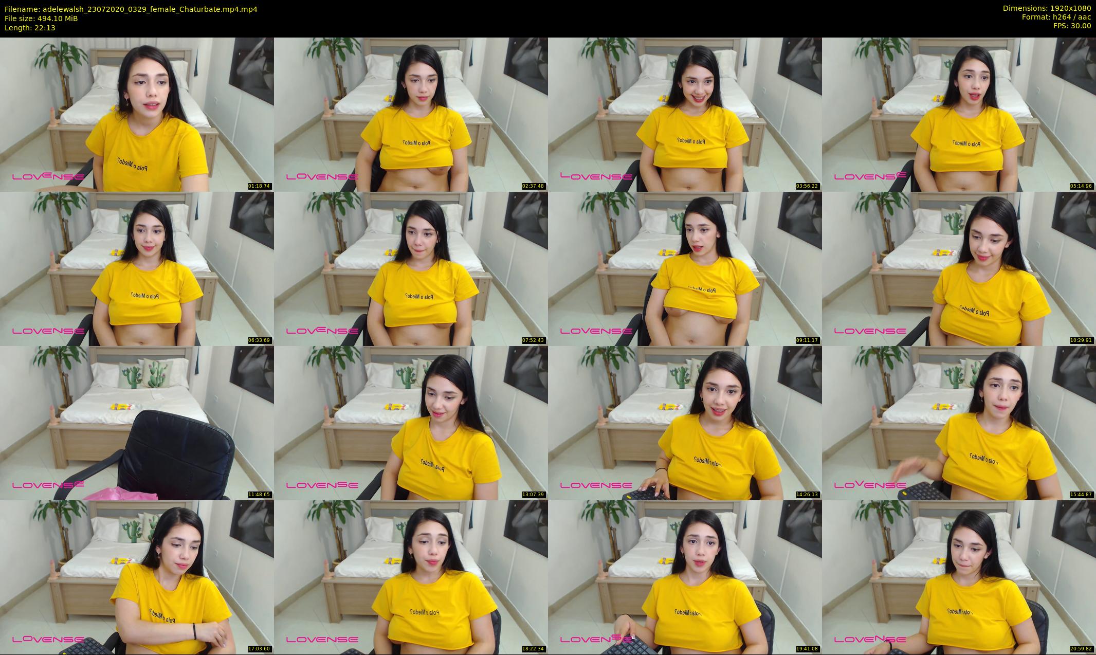 adelewalsh — 23 minute Chaturbate female cam show recording, 1080p, Jul 23, 2020