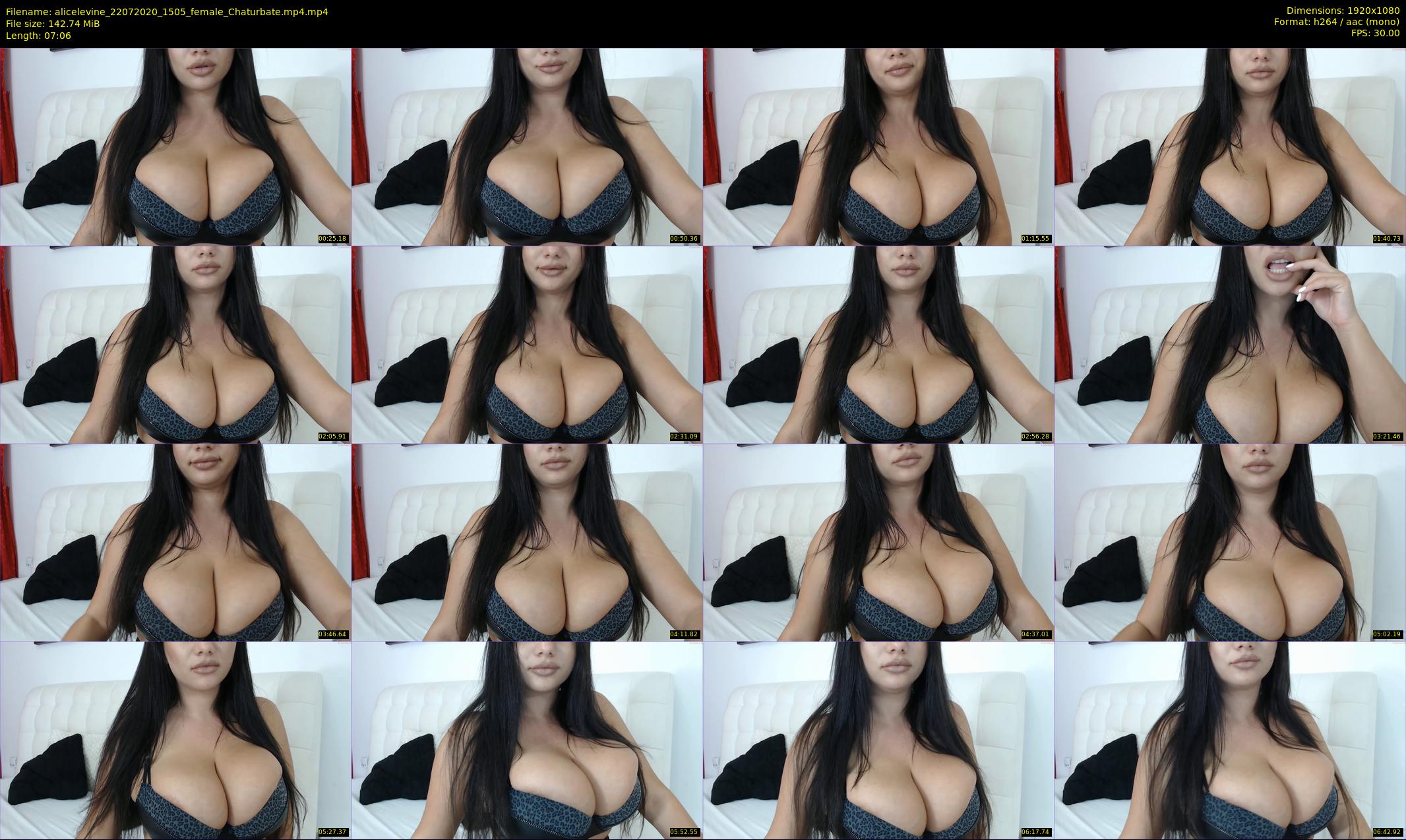 alicelevine — 8 minute Chaturbate female cam show recording, 1080p, Jul 22, 2020
