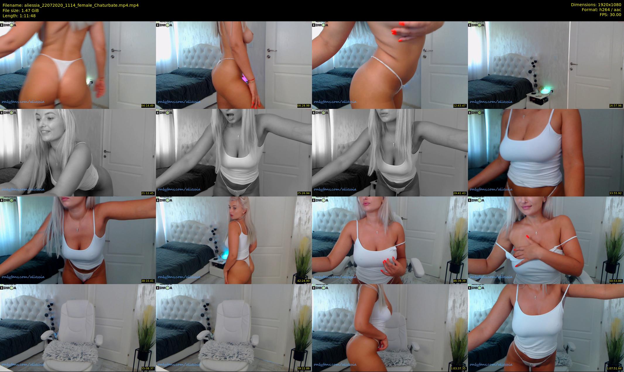 aliessia — 72 minute Chaturbate female cam show recording, 1080p, Jul 22, 2020