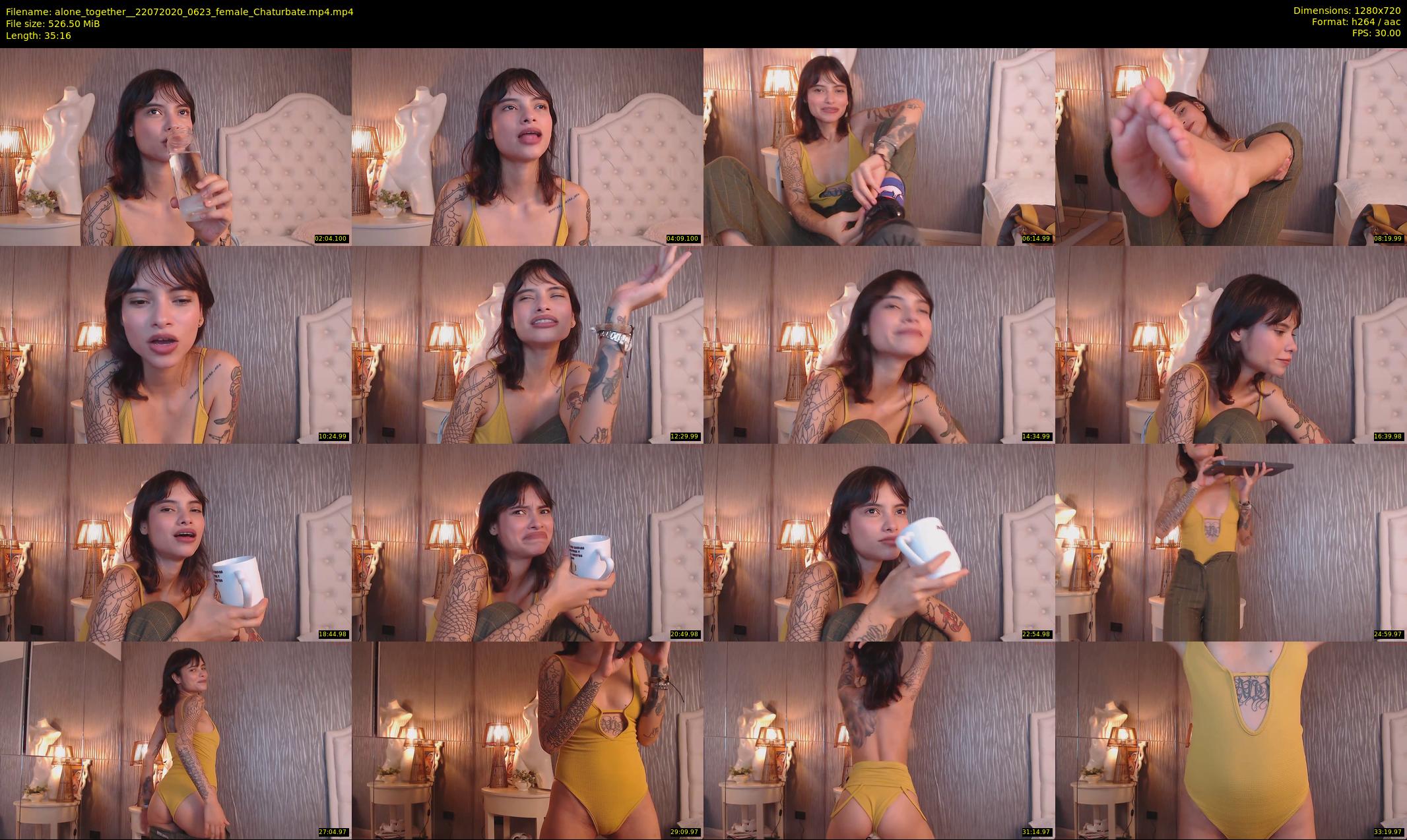 alone_together_ — 36 minute Chaturbate female cam show recording, 720p, Jul 22, 2020