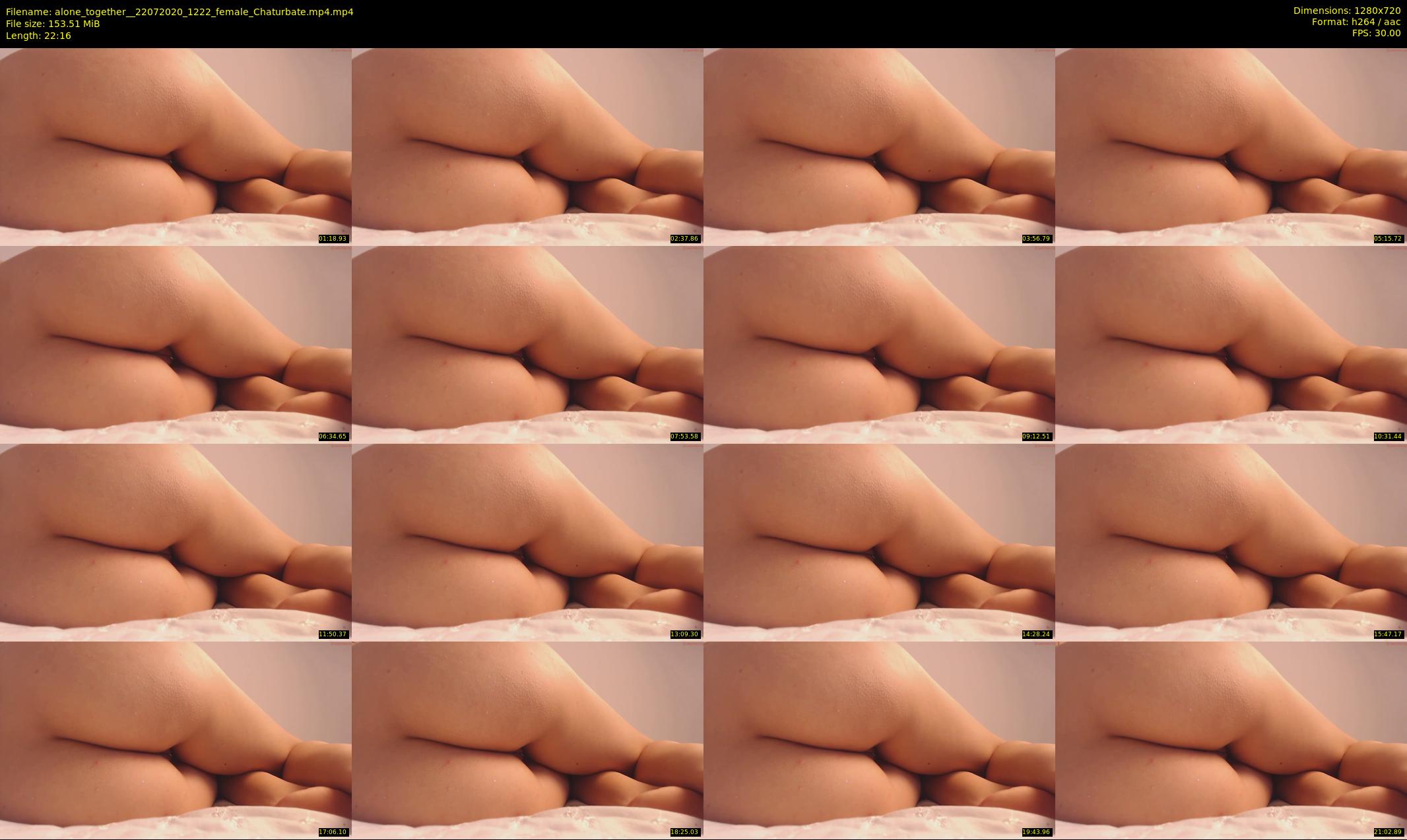 alone_together_ — 23 minute Chaturbate female cam show recording, 720p, Jul 22, 2020
