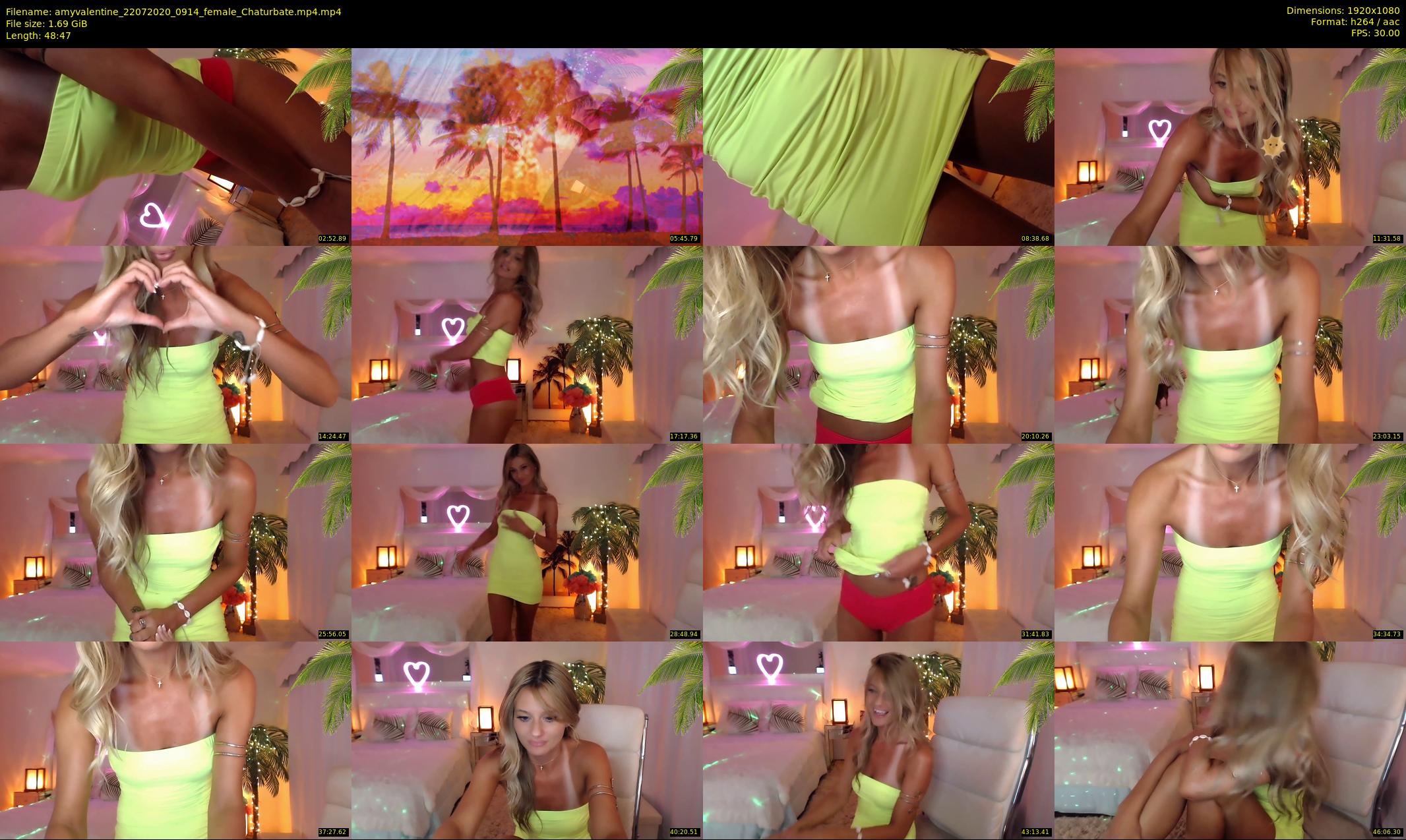 amyvalentine — 49 minute Chaturbate female cam show recording, 1080p, Jul 22, 2020