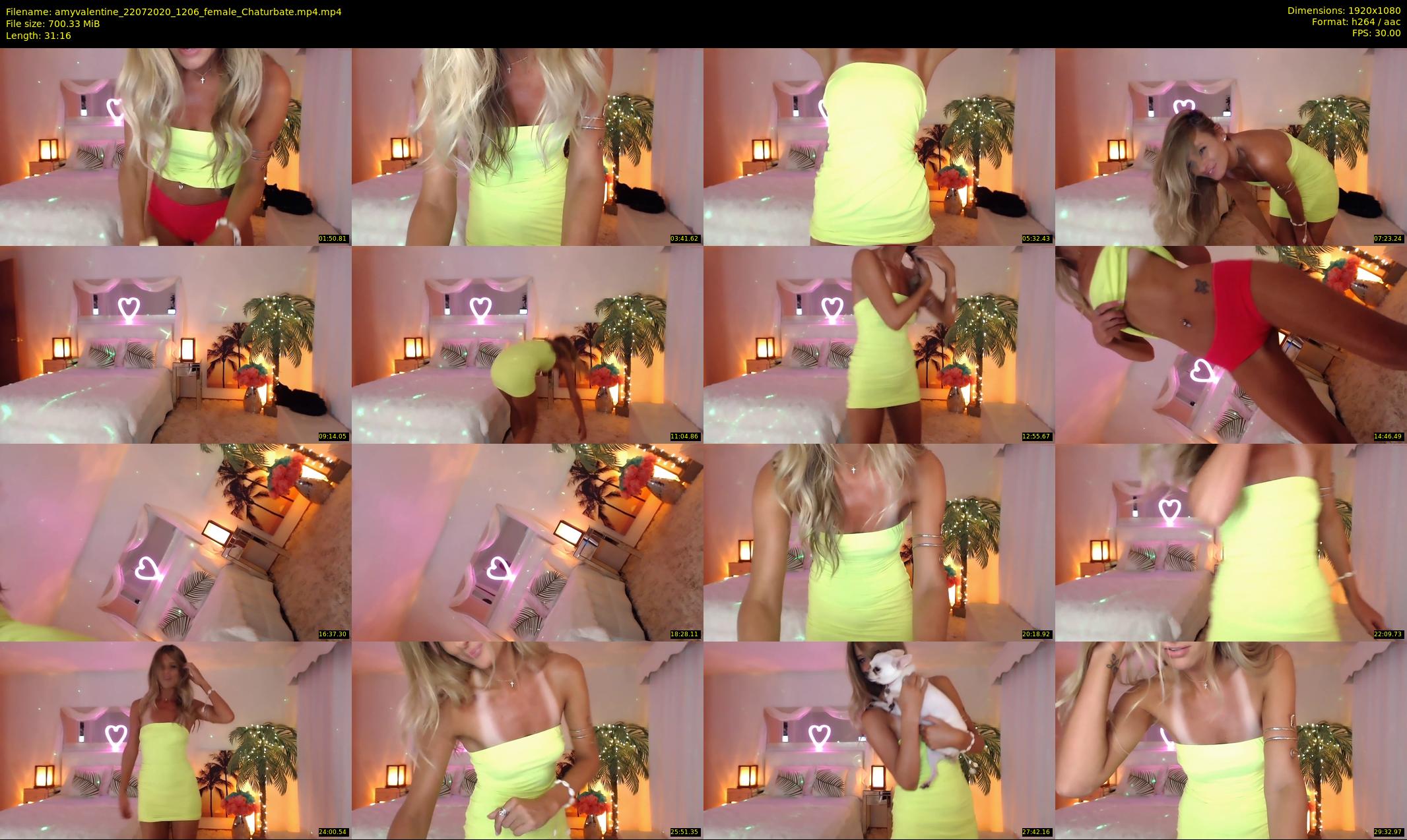 amyvalentine — 32 minute Chaturbate female cam show recording, 1080p, Jul 22, 2020