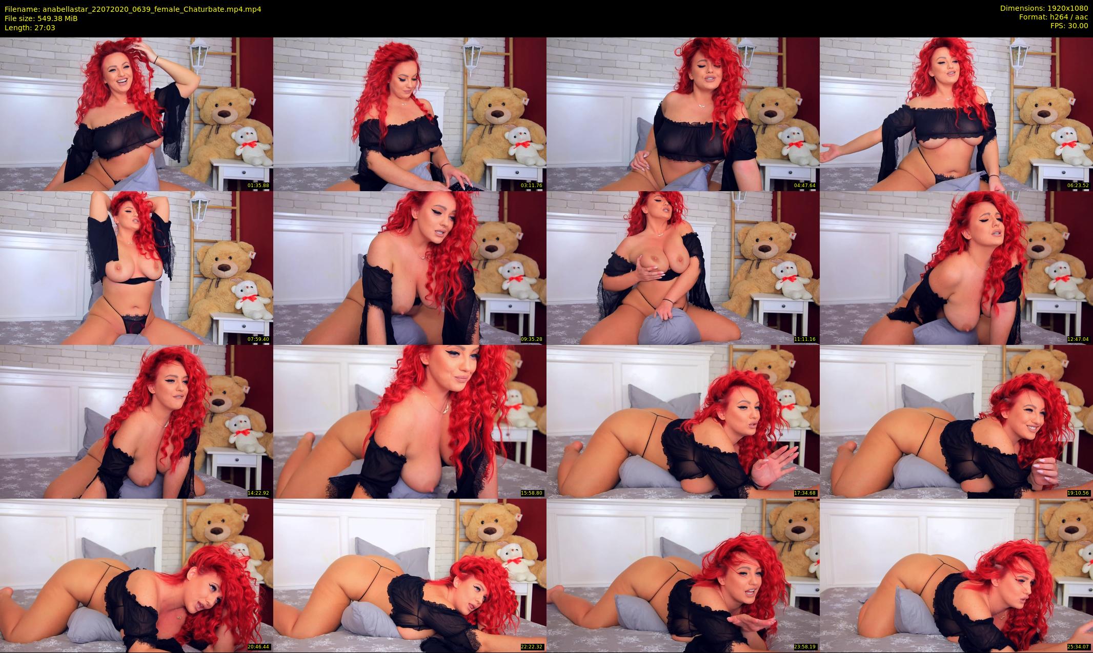 anabellastar — 28 minute Chaturbate female cam show recording, 1080p, Jul 22, 2020