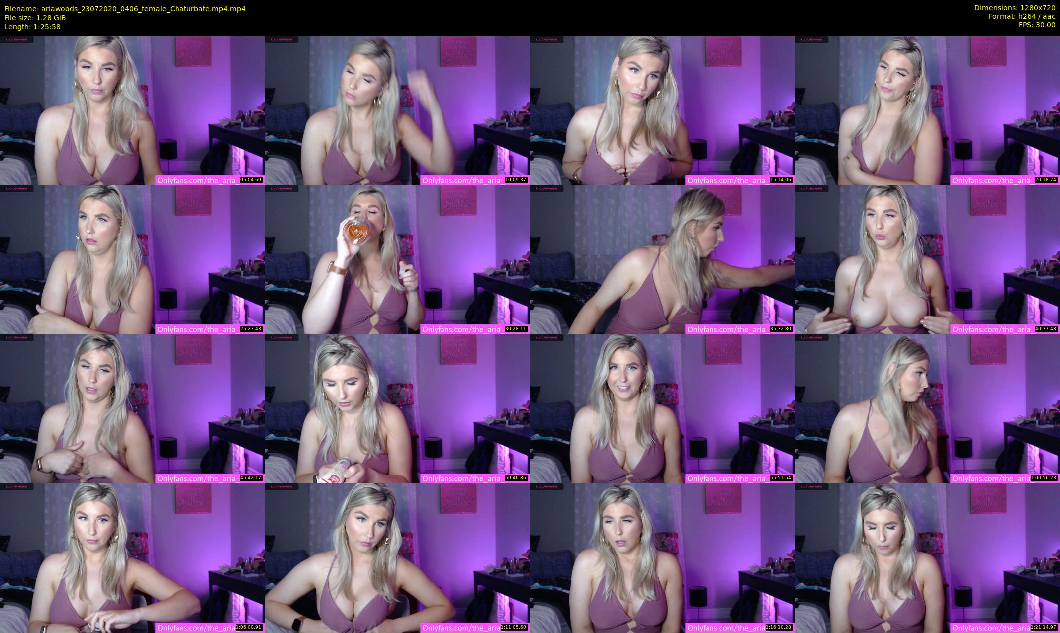 ariawoods — 86 minute Chaturbate female cam show recording, 720p, Jul 23, 2020